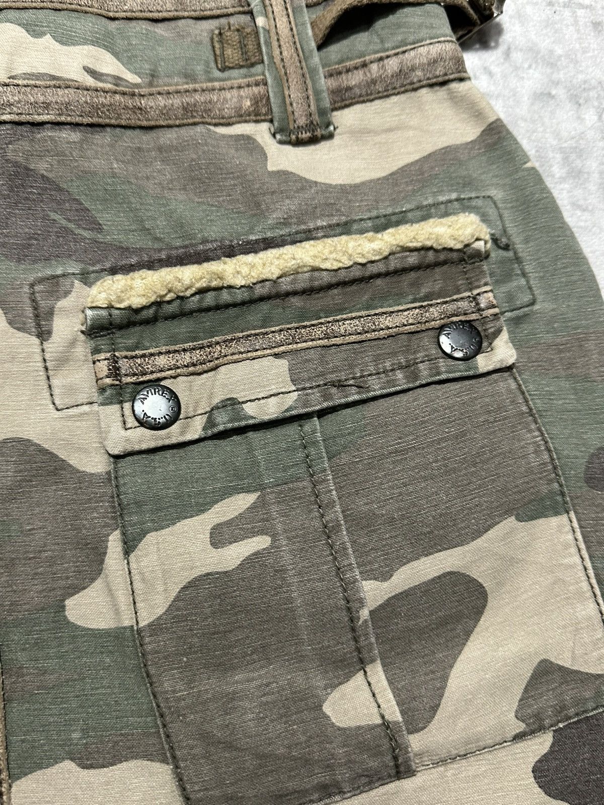 Avirex 🔥sale🔥Avirex Authentic Camo Cargo Skirt Size 30" / US 8 / IT 44 - 4 Thumbnail
