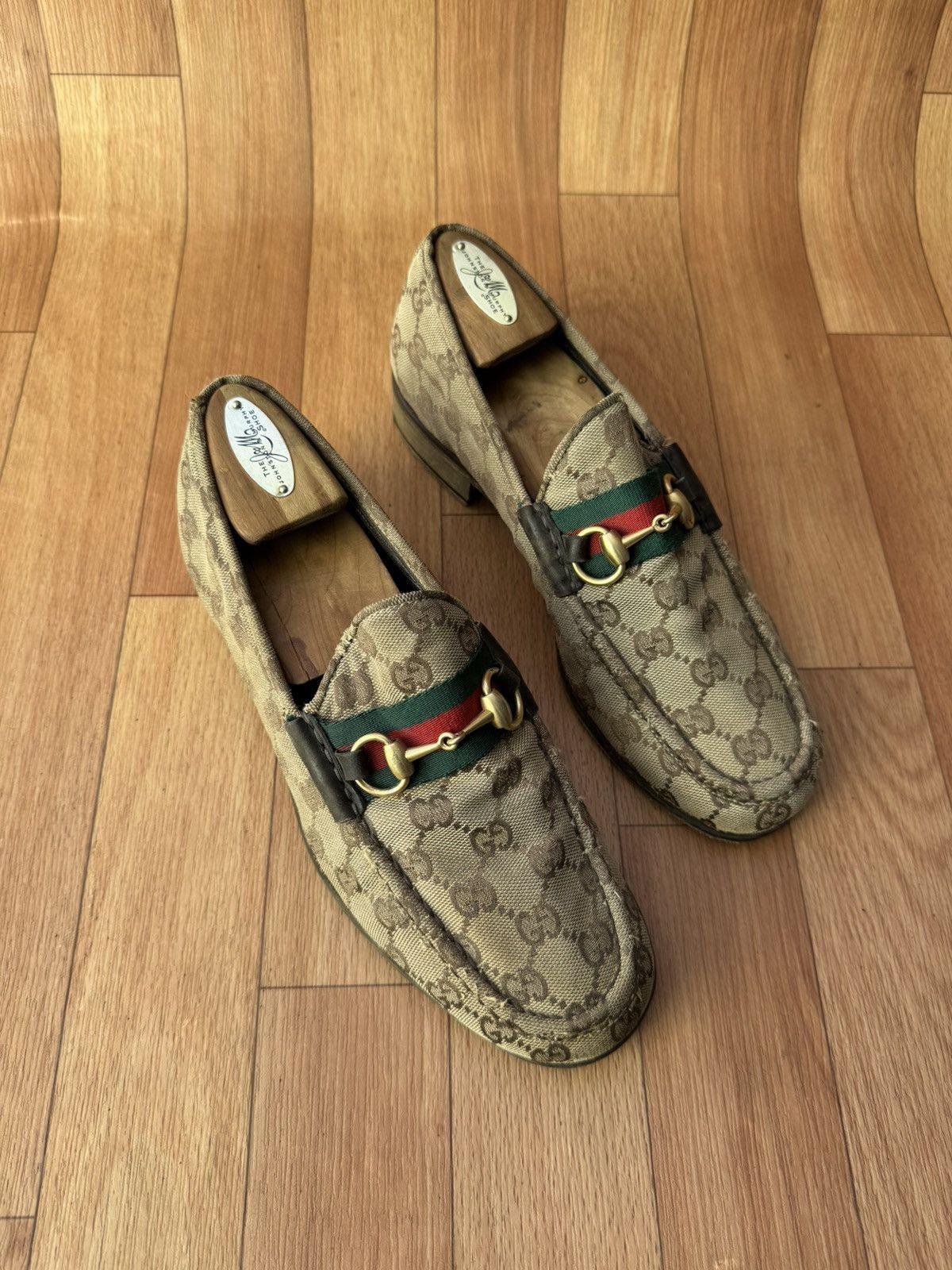 Gucci Gucci Horsebit GG Monogram loafers Size US 9 / EU 42 - 5 Thumbnail