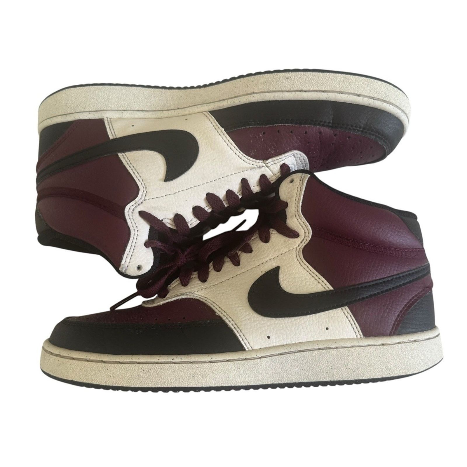 Nike NIKE Court Vision LO NN Shoes Black/Maroon Men 8 Women 9.5 Size US 8 / EU 41 - 11 Thumbnail