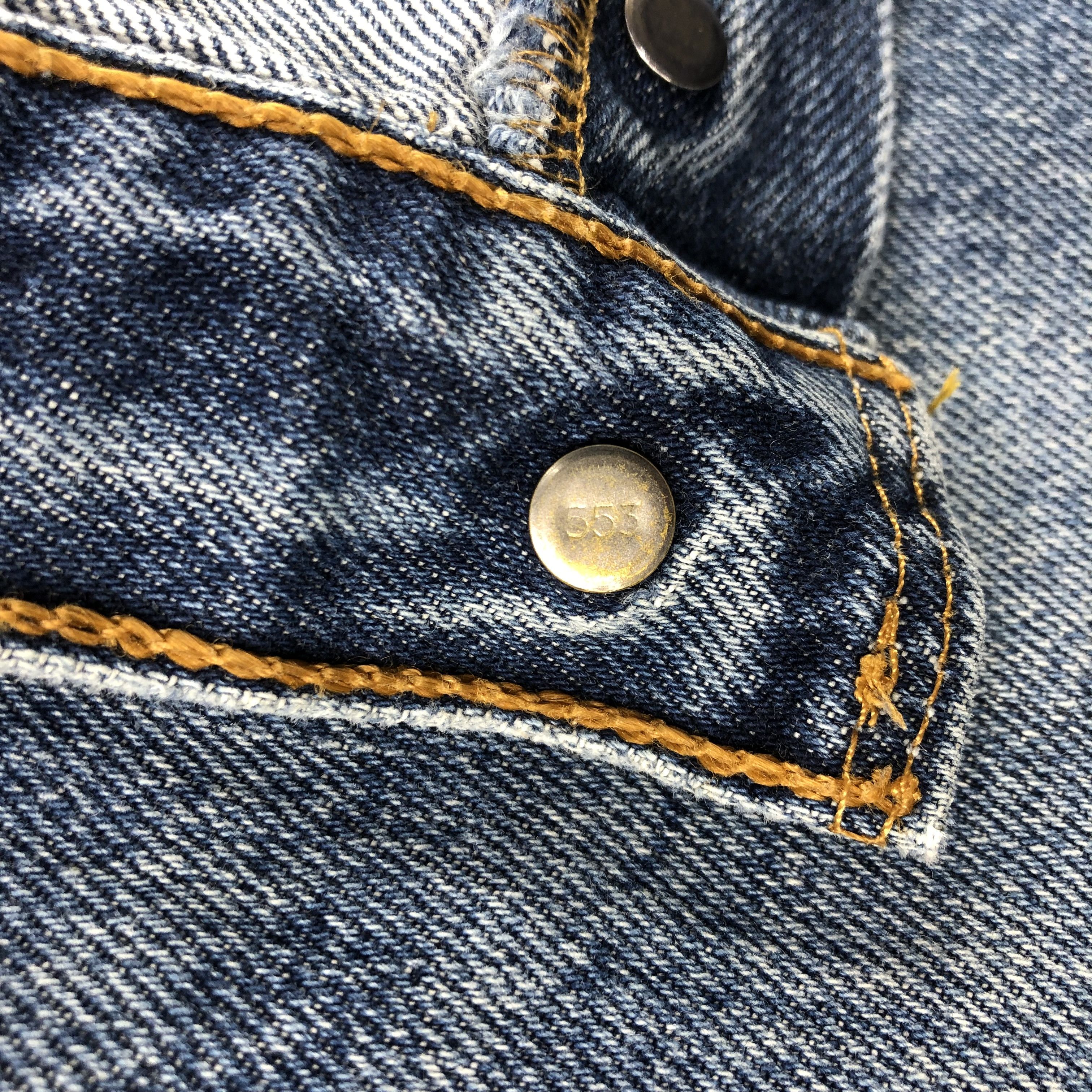 Levi's 90s Vintage Blue Wash Levis 501 Jeans-JM2853 Size US 31 - 10 Thumbnail
