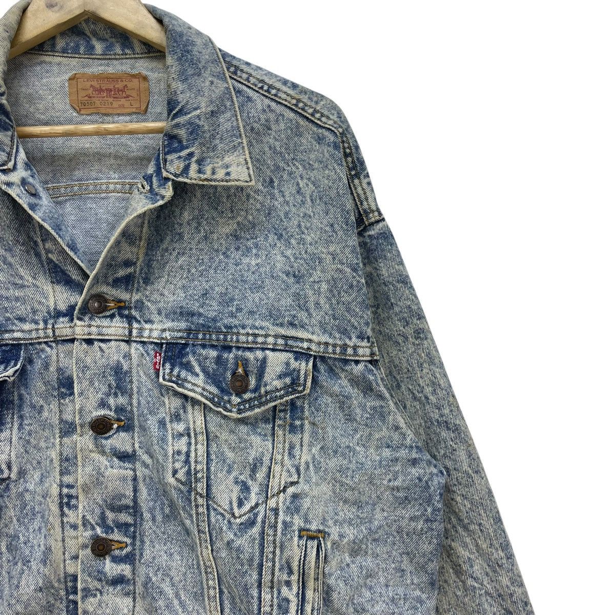 Levi's × Vintage 💥Vintage 90s Levis Acid Wash 70507 Made In usa Size US L / EU 52-54 / 3 - 4 Thumbnail