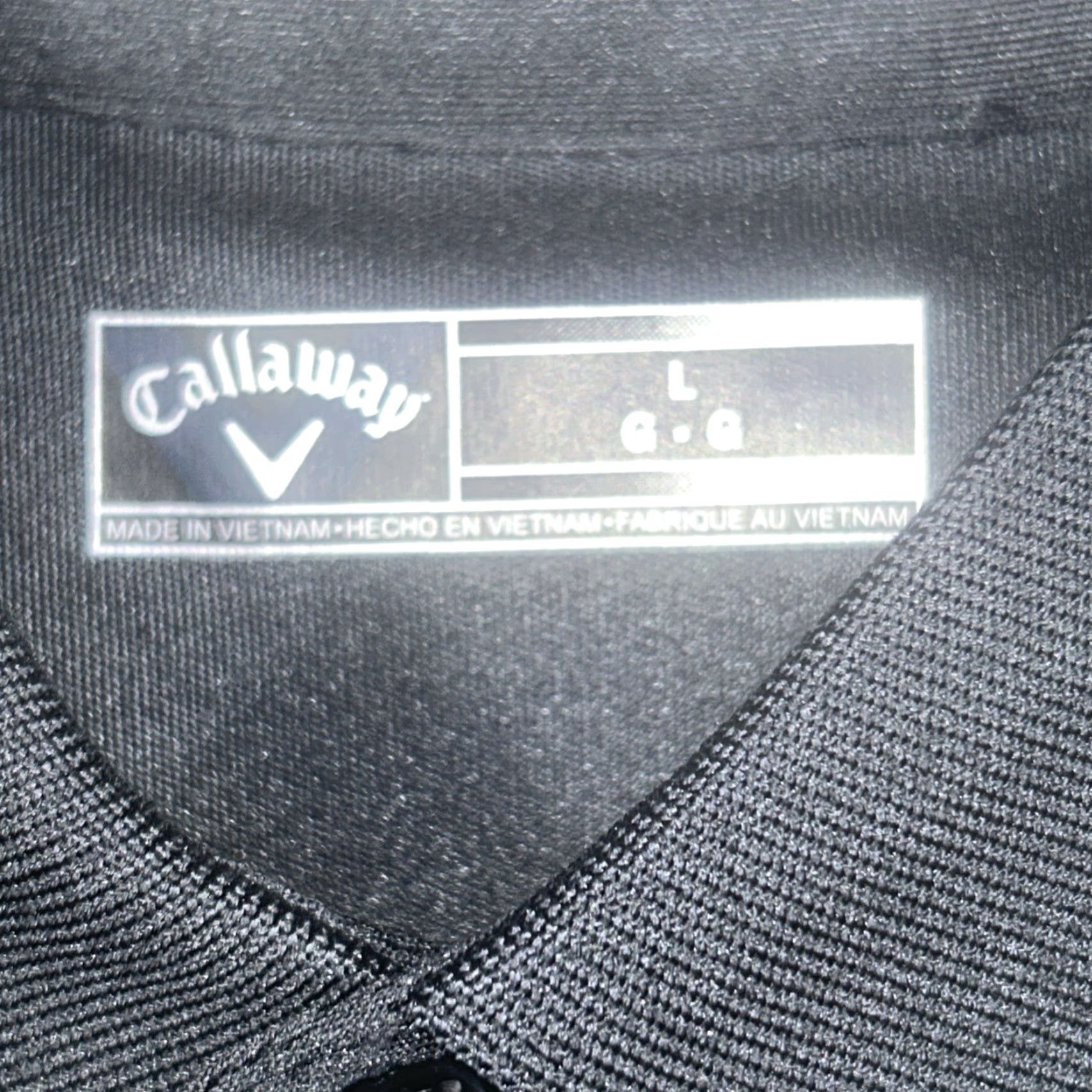 Callaway Callaway Polo Shirt Men Long Sleeve Black Large Performance Stretch Golf Polo Shirt Mens L Black Stretch Polo Golf Size US L / EU 52-54 / 3 - 5 Thumbnail