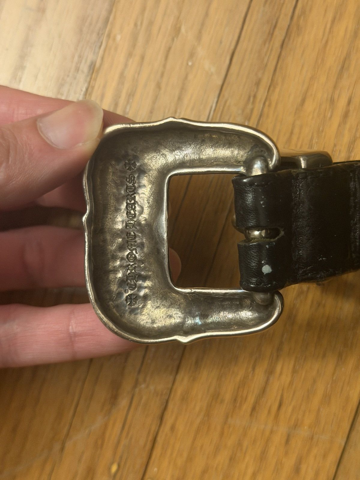 Chrome Hearts + 1 of none 1.0 inch angel wing motif belt + Size 32 - 2 Thumbnail