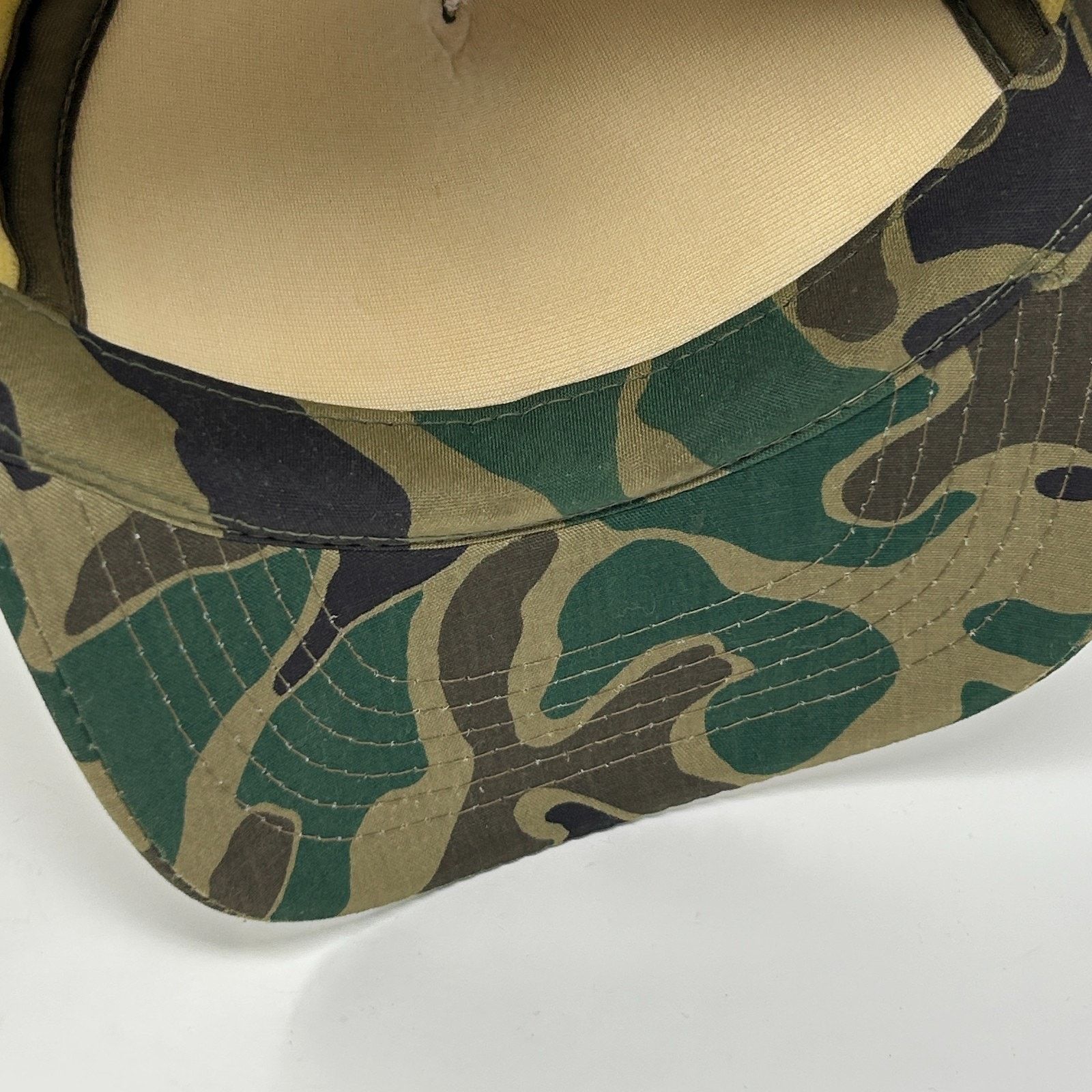 Vintage Vintage 80s Link Motor Supply Hat Baseball Cap Camouflage Size ONE SIZE - 5 Thumbnail
