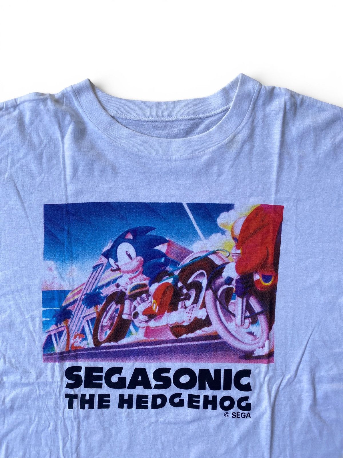 Anime Vintage 90’s Segasonic Game Japan Promo Sonic The Hedgehog Size US L / EU 52-54 / 3 - 2 Thumbnail