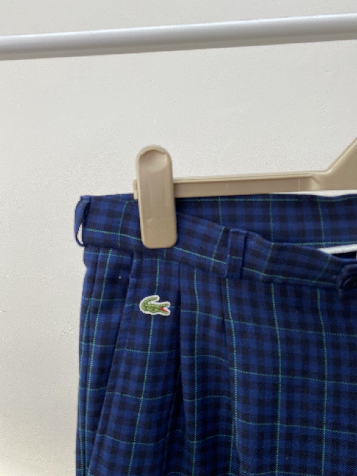 Lacoste Vintage LACOSTE Chemise Vintage Wool Plaid Checkered Pants Size US 34 / EU 50 - 4 Thumbnail