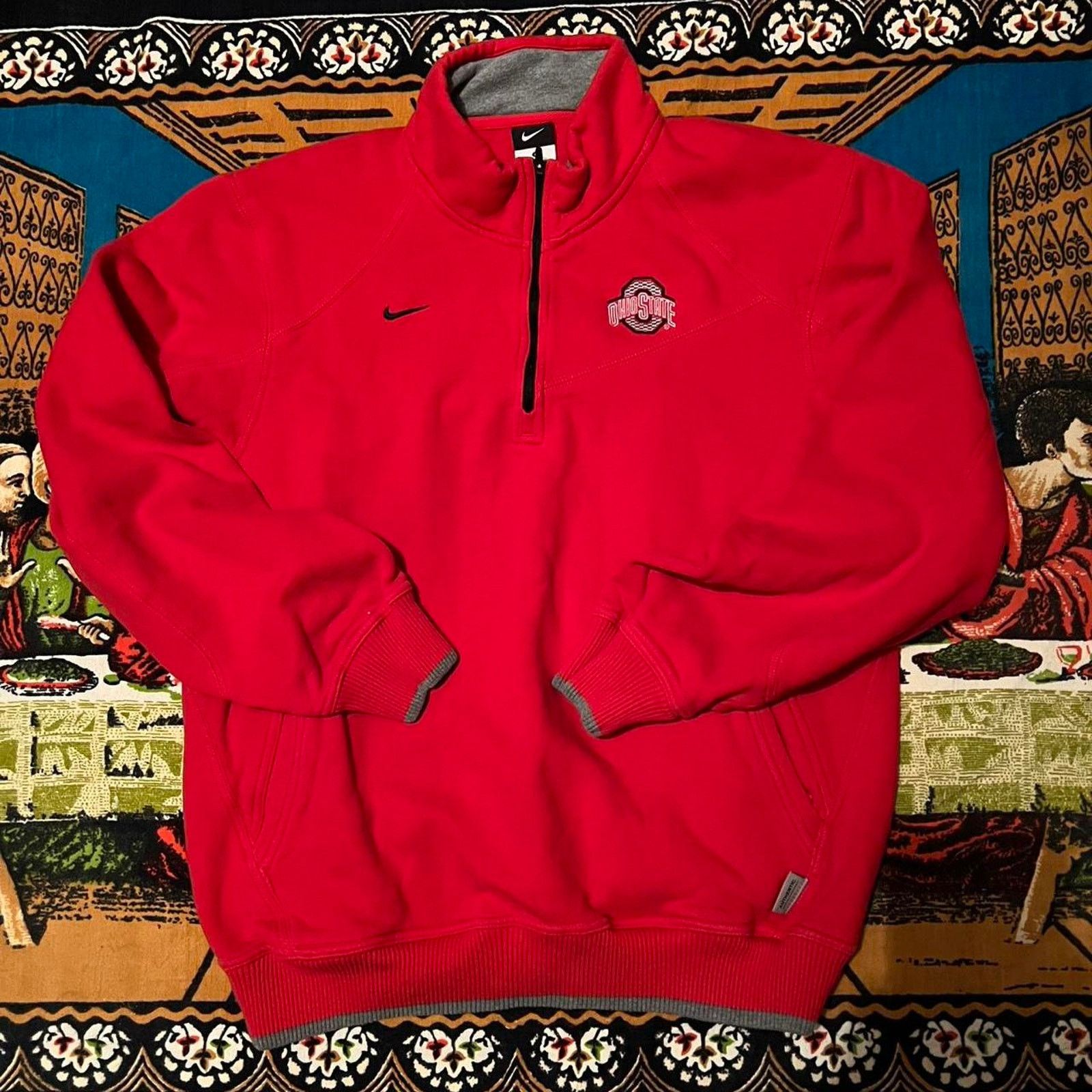 Nike Ohio state buckeyes nike quarter zip sweatshirt large y2k Size US L / EU 52-54 / 3 - 1 Thumbnail