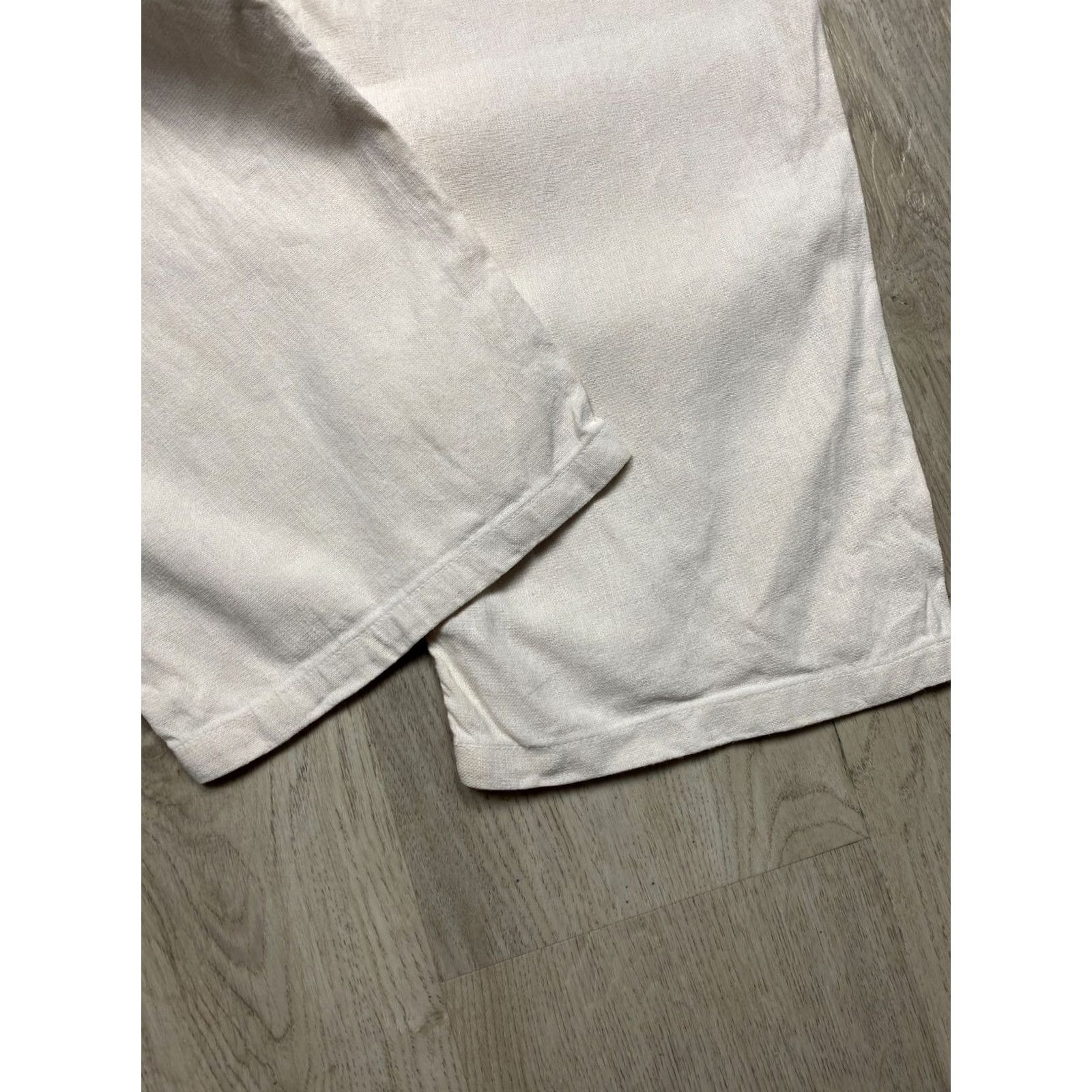 Vintage Armani Jeans Vintage Mens LINEN Jeans Size 36 Beige Regular 36 in 32 in 36 XS? Size US 36 / EU 52 - 4 Thumbnail