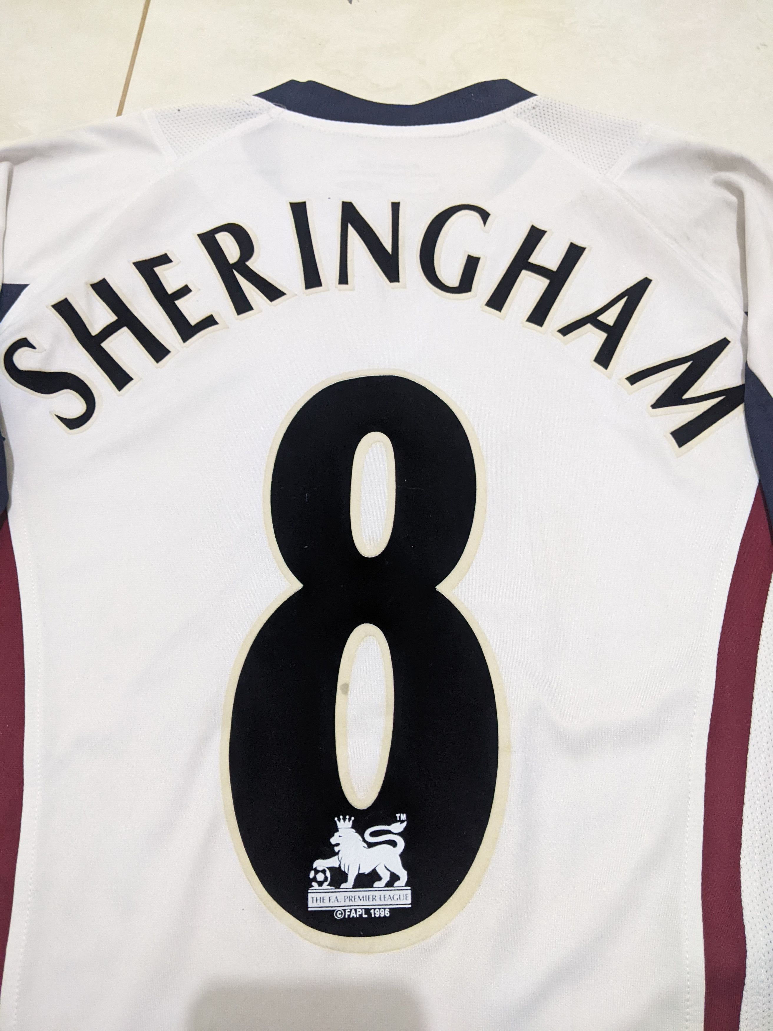 Reebok West ham 2005-07 away Sheringham Jersey football shirt Size US M / EU 48-50 / 2 - 4 Thumbnail