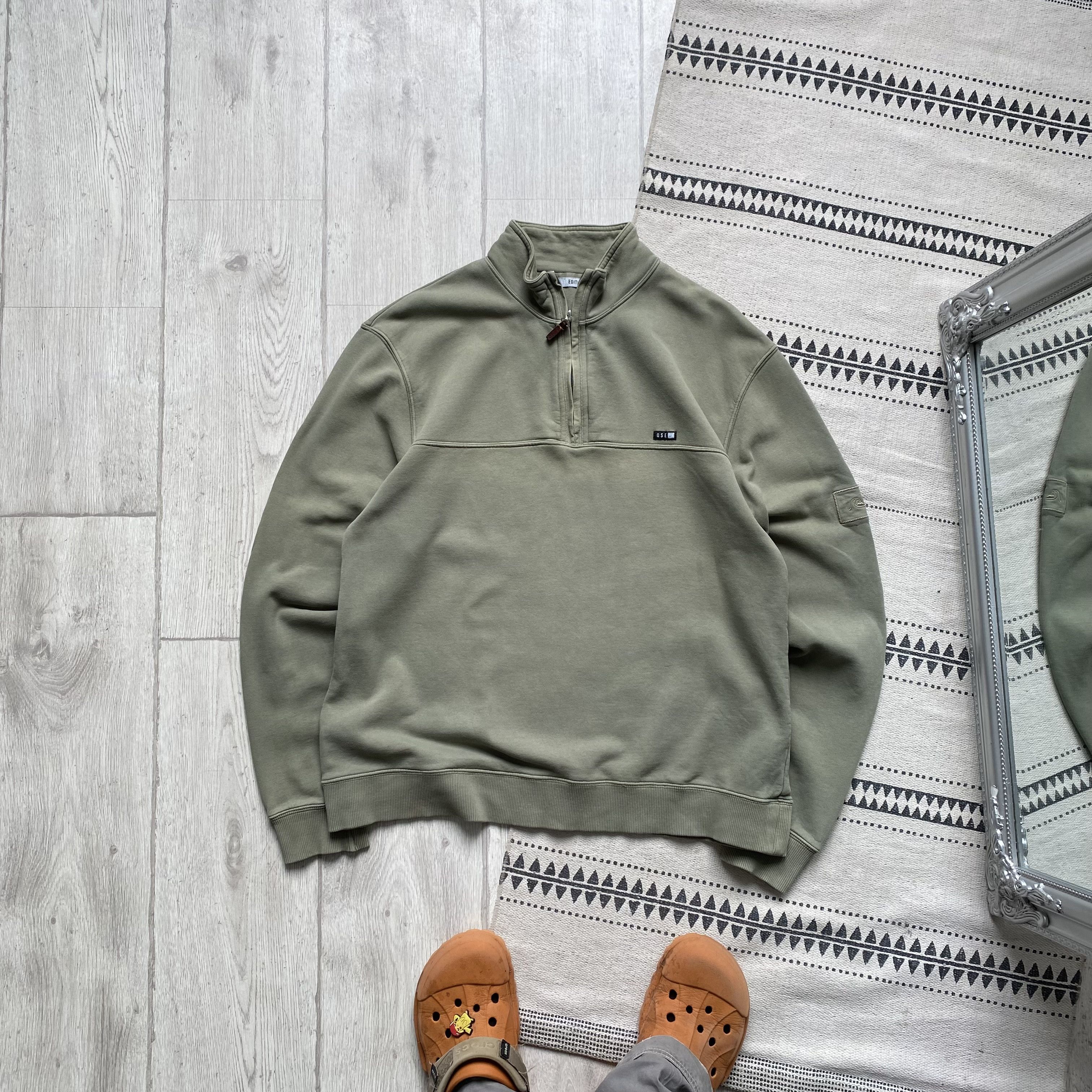 Quiksilver Vintage Faded Quiksilver Sweatshirt half zip sweater Size US M / EU 48-50 / 2 - 1 Thumbnail