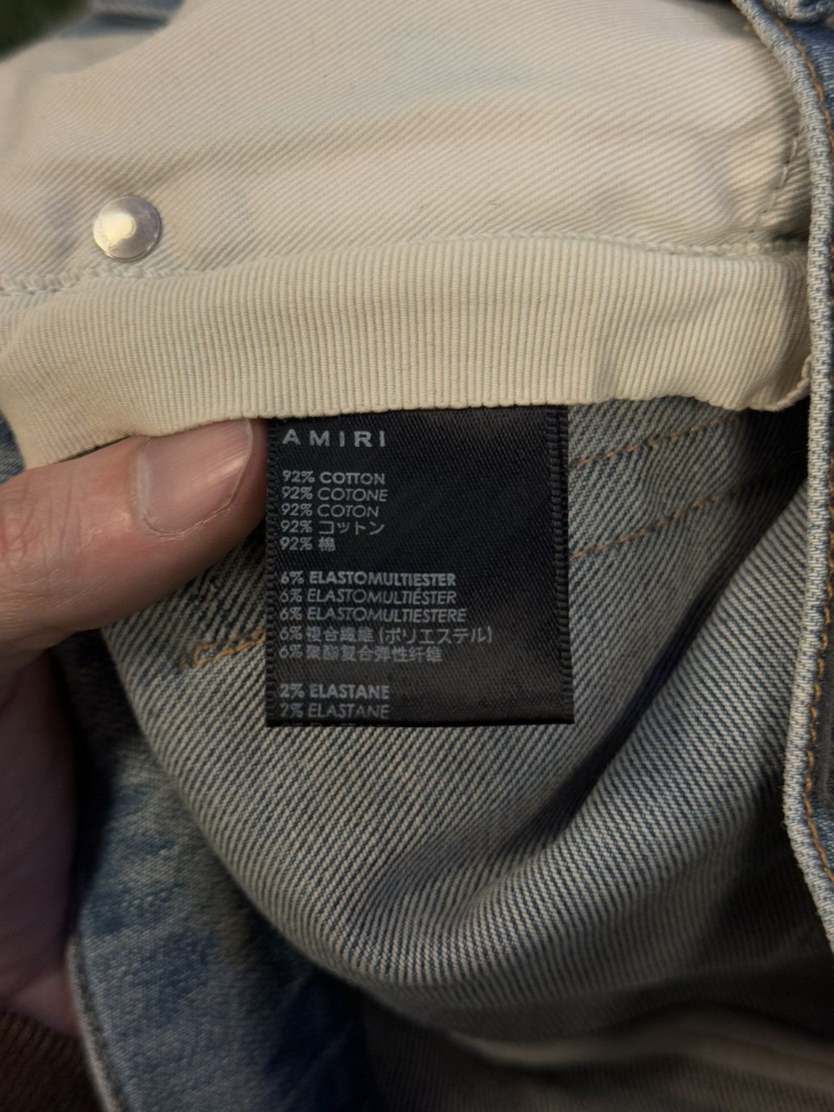 Amiri Amiri Jeans Orange Patch Size 30 Clean Condition 🧼 Size US 30 / EU 46 - 15 Thumbnail