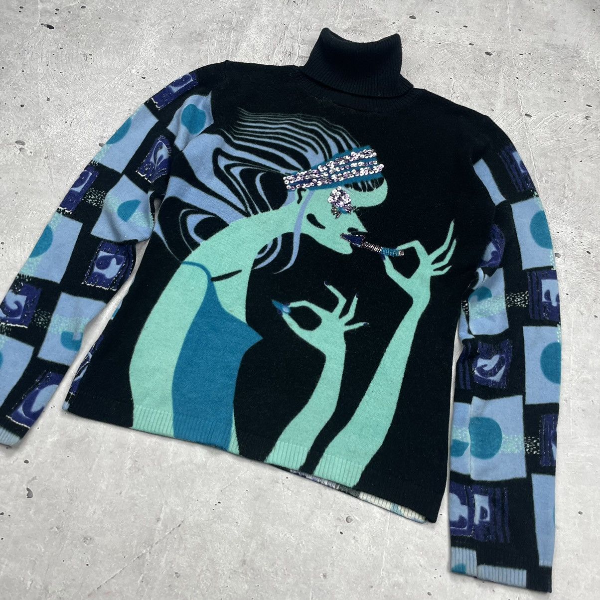 Japanese Brand × Vintage Vintage Save The Queen avatngarde sweater y2k Size L / US 10 / IT 46 - 5 Thumbnail