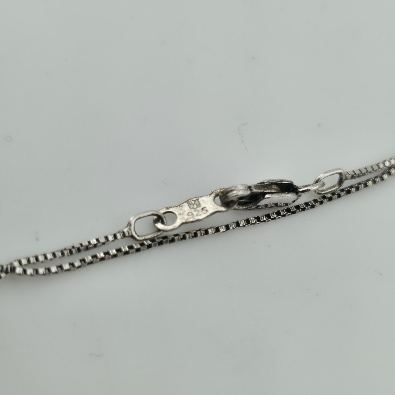 Vintage Sterling Silver 925 CZ Flower Pendant Necklace 18” Dainty Size ONE SIZE - 7 Thumbnail