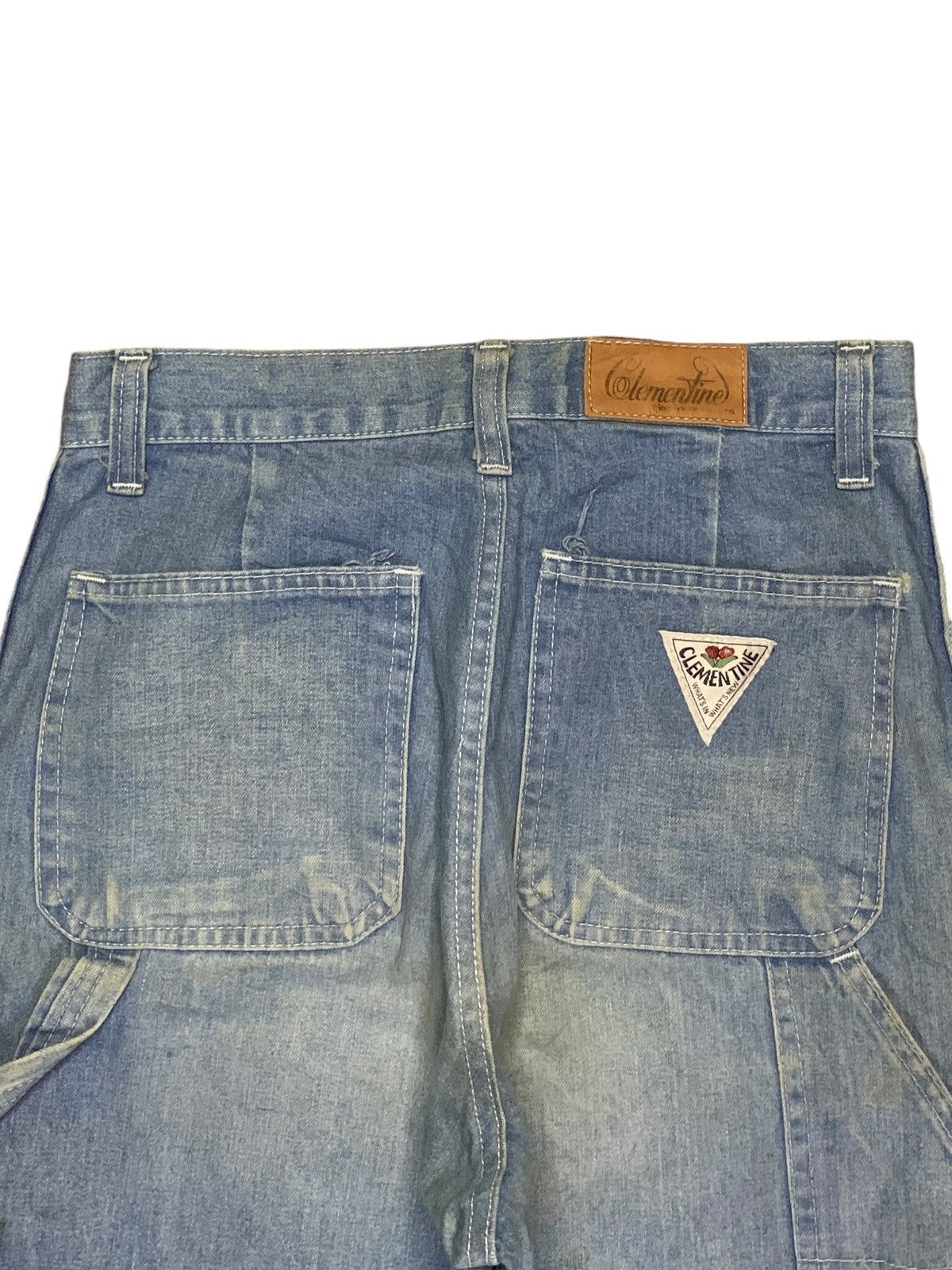 Japanese Brand Vintage Japanese Brand Mud Wash Carpenter Baggy Jeans Size 27" / US 4 / IT 40 - 8 Thumbnail