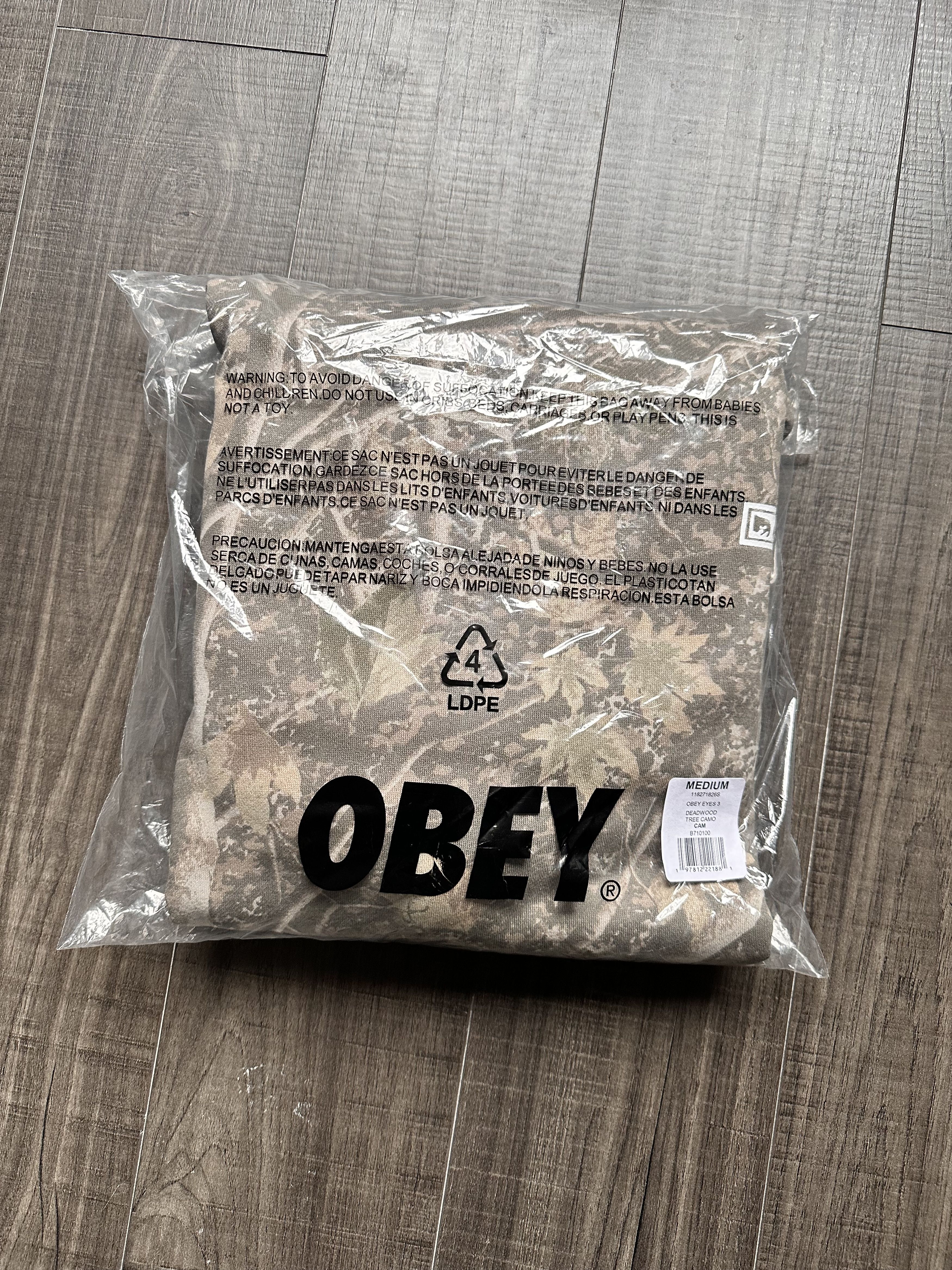 Obey OBEY Eyes III Deadwood Tree Camo Hoodie M Size US M / EU 48-50 / 2 - 3 Thumbnail