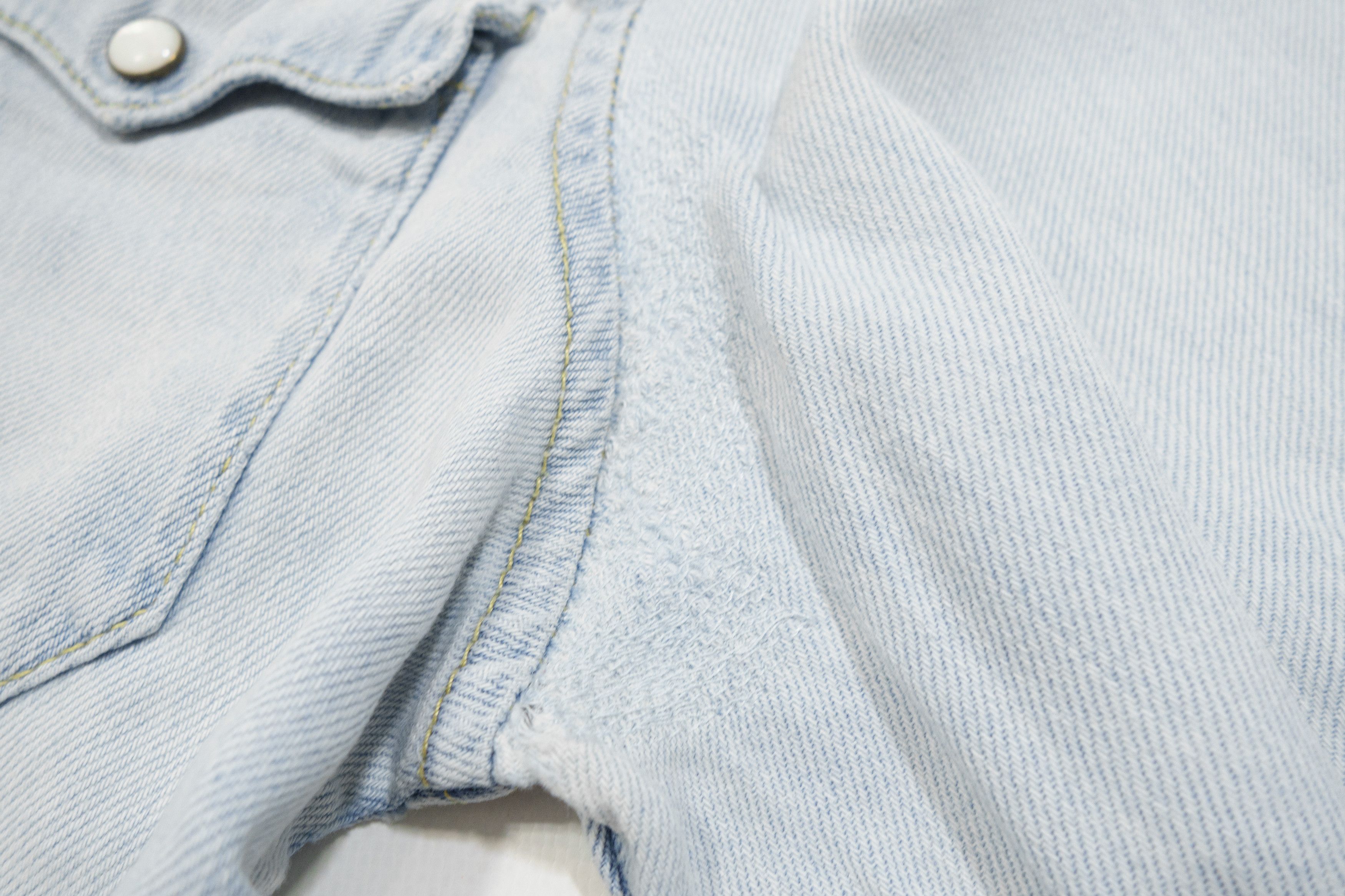 Burberry Brit Western Light Blue Washed Denim Shirt Size US S / EU 44-46 / 1 - 8 Thumbnail