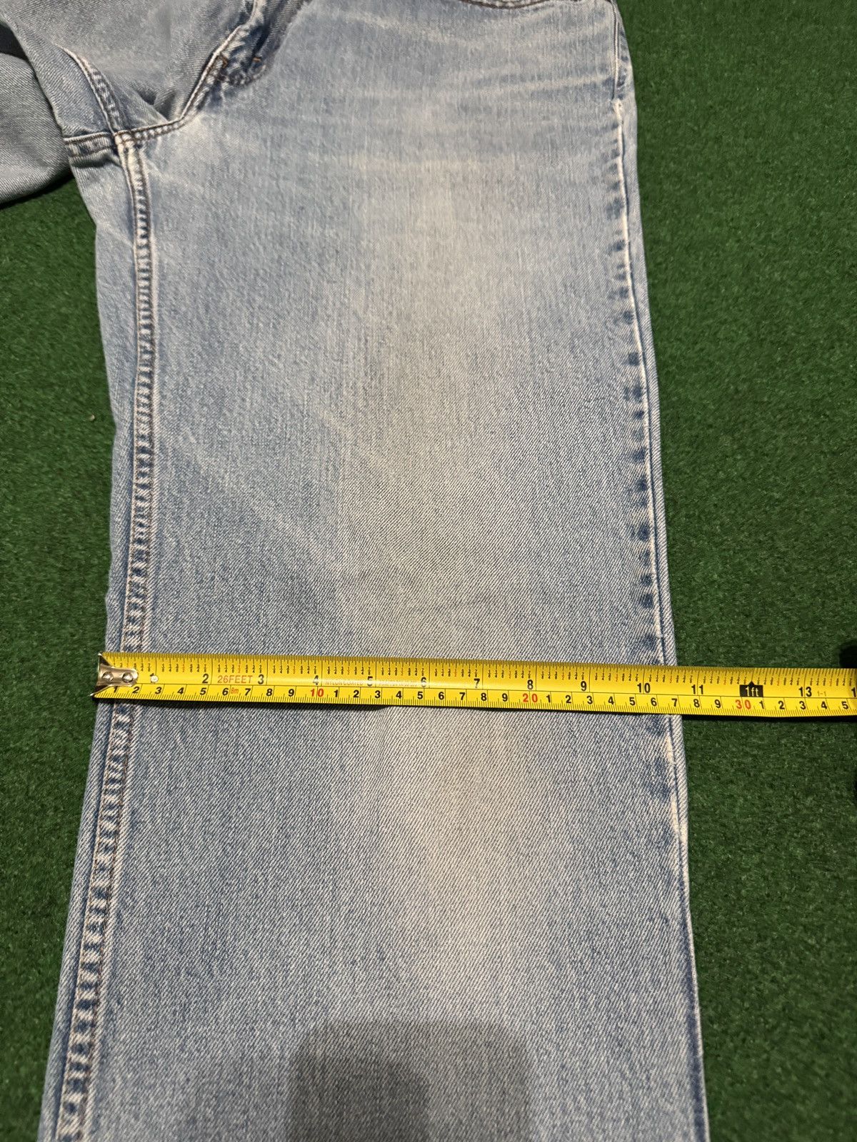 Levi's Vintage Clothing Levis 550 Relaxed Fit Light Wash 38x36 Wide Leg Y2K Jeans Size US 38 / EU 54 - 10 Thumbnail