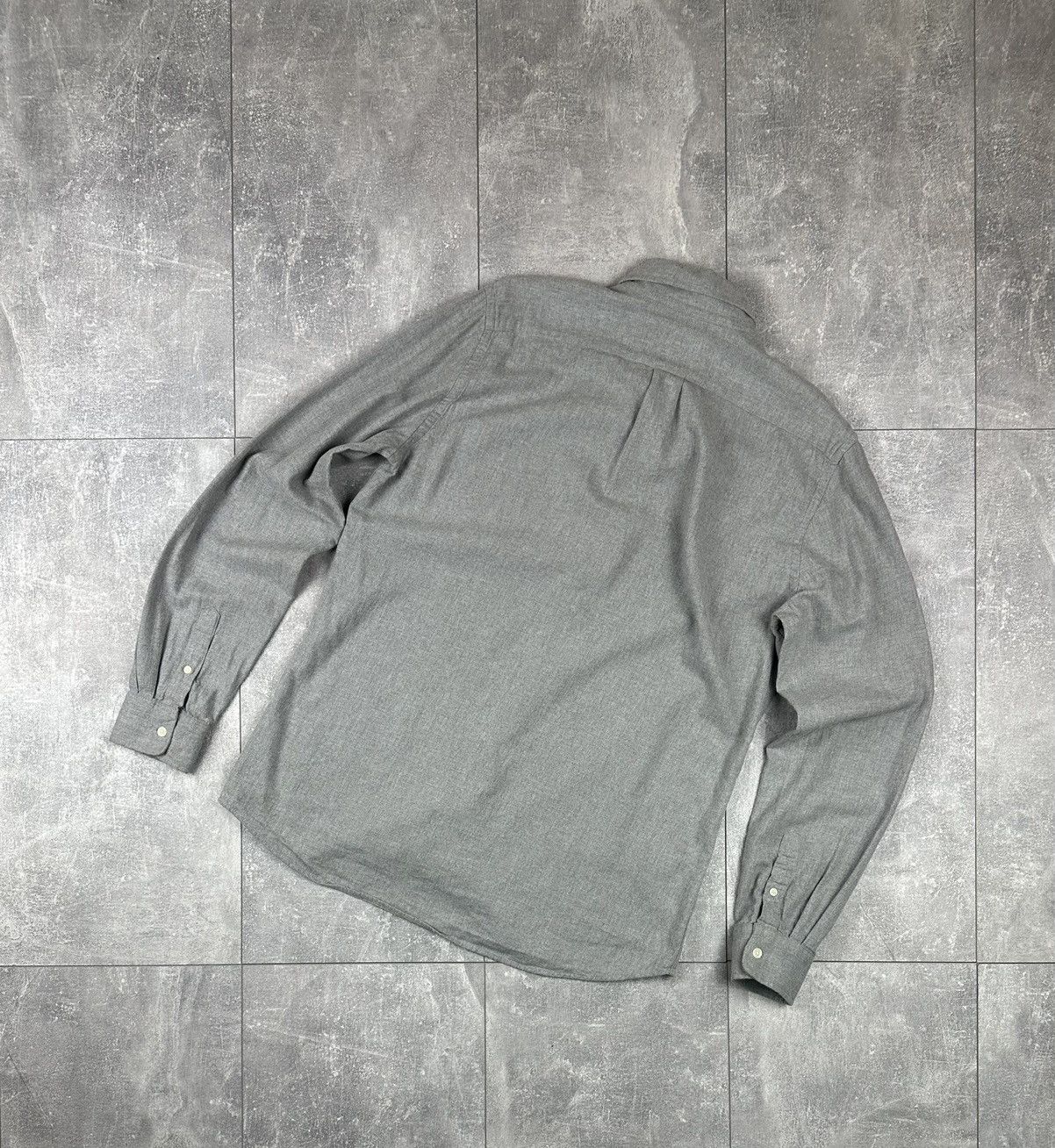 A Day's March A Days March Basic Silver Shirt Button Up Size US L / EU 52-54 / 3 - 13 Thumbnail