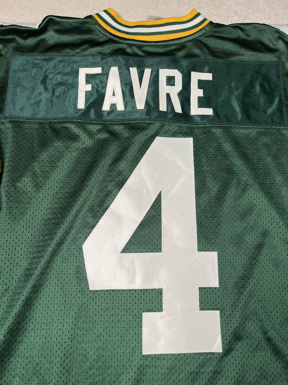 Reebok Reebok NFL Green Bay Packers Brett Farve Stitched Jersey Size US XXL / EU 58 / 5 - 6 Thumbnail