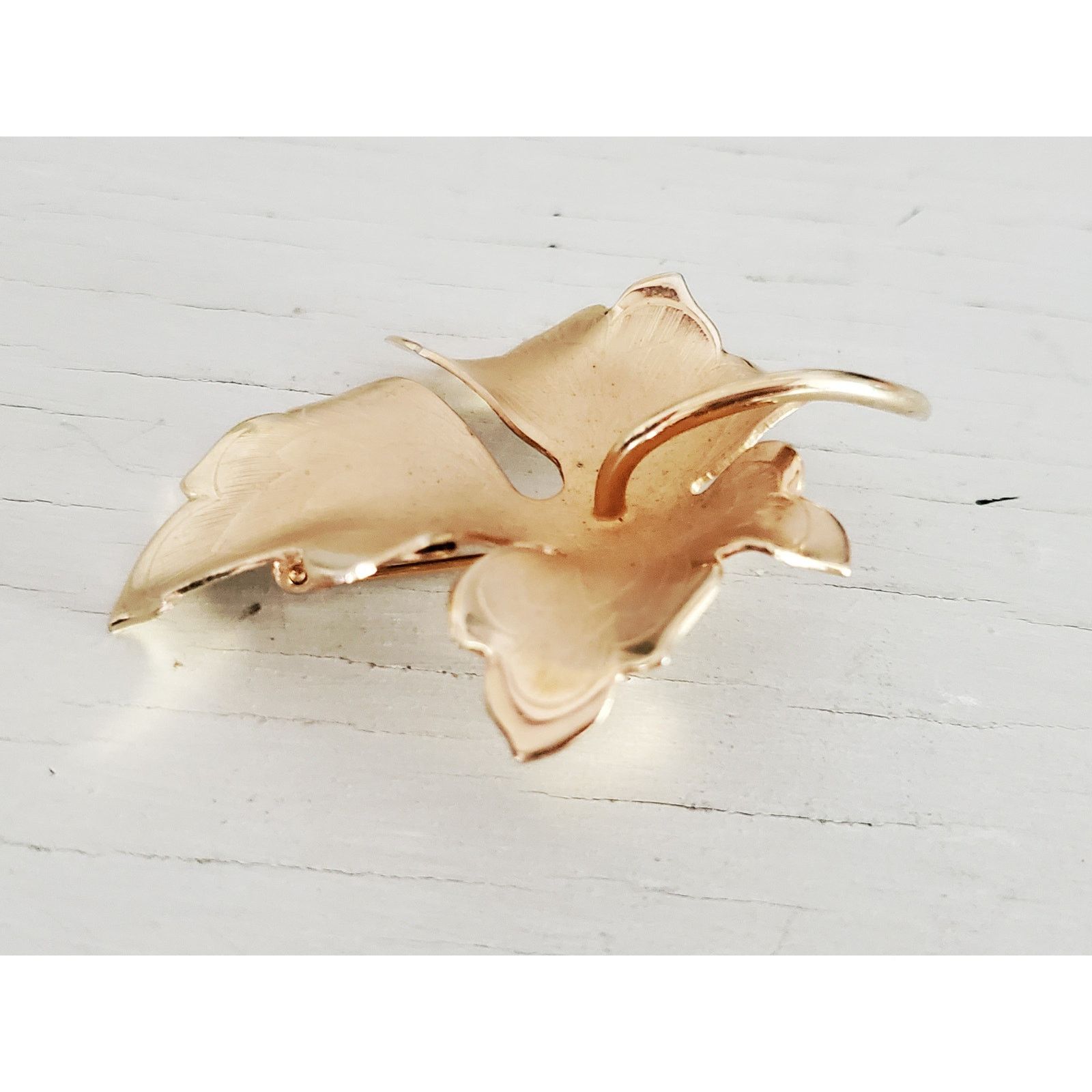 Other Vintage Giovanni Gold-tone Maple Leaf Brooch Size ONE SIZE - 4 Thumbnail
