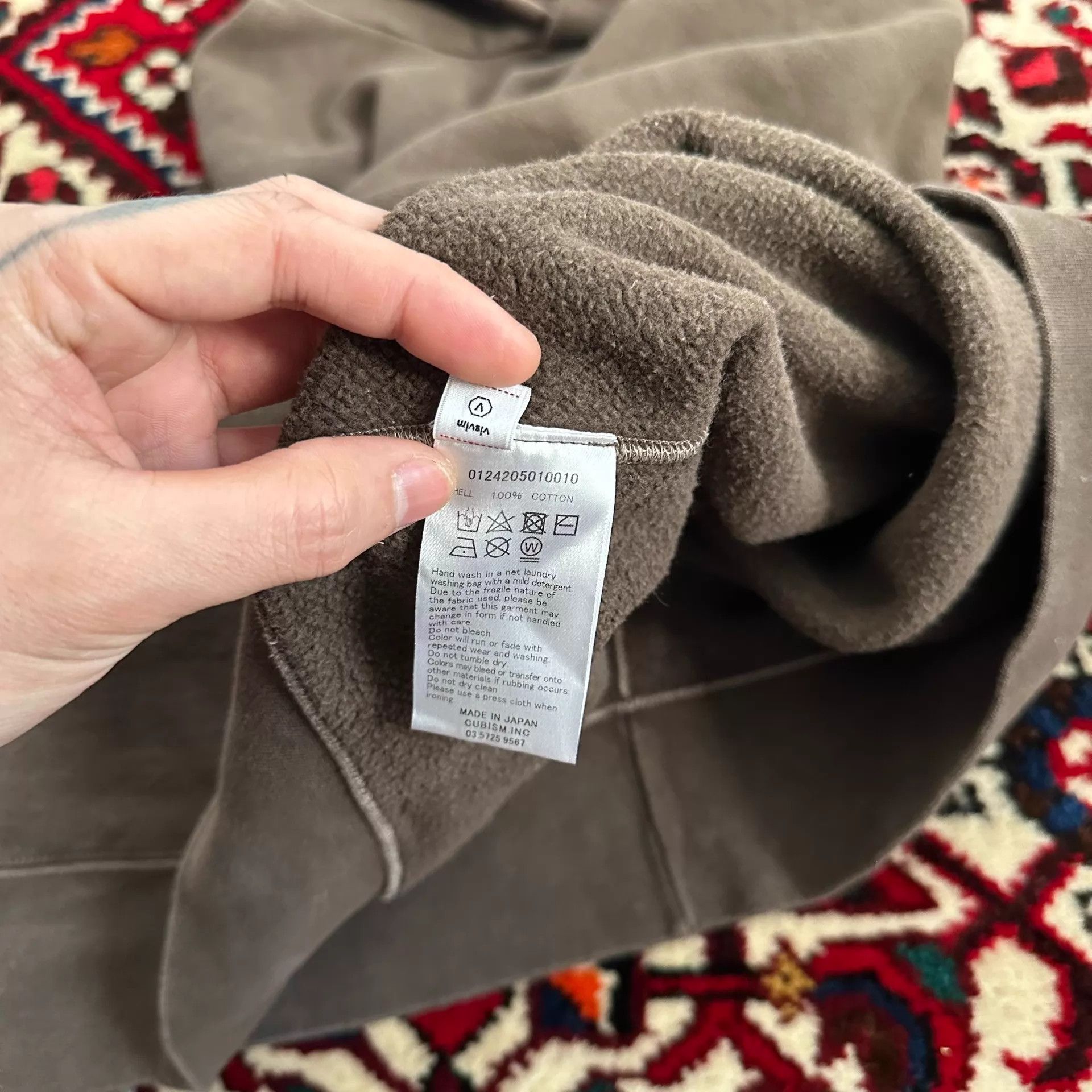 Visvim VISVIM AMPLUS SB HOODIE MUD DYE 1 Size US S / EU 44-46 / 1 - 9 Thumbnail