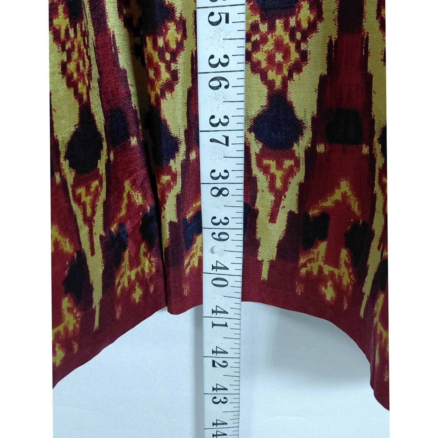Ralph Lauren LAUREN RALPH LAUREN Dress Silk Red Graphic Print Sleeveless Size 6 Dress Size M / US 6-8 / IT 42-44 - 5 Thumbnail