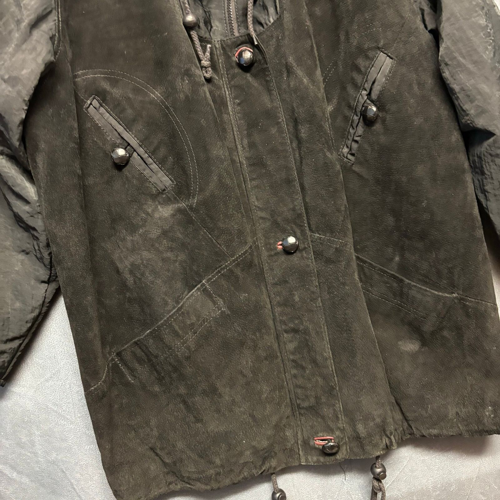 Other Vintage 90s Pelle Leather Parka Jacket Streetwear New York Size US M / EU 48-50 / 2 - 15 Thumbnail