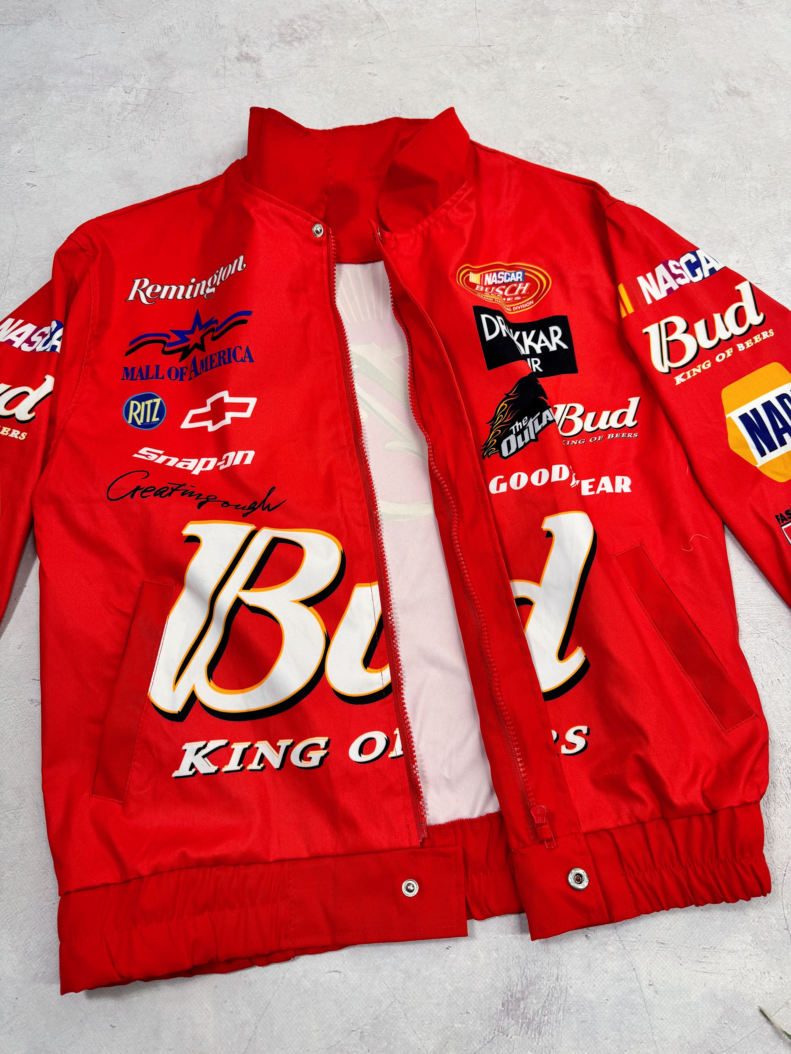 NASCAR NASCAR Racing Bomber Jacket Bud King of Beers Remington Size US M / EU 48-50 / 2 - 8 Thumbnail