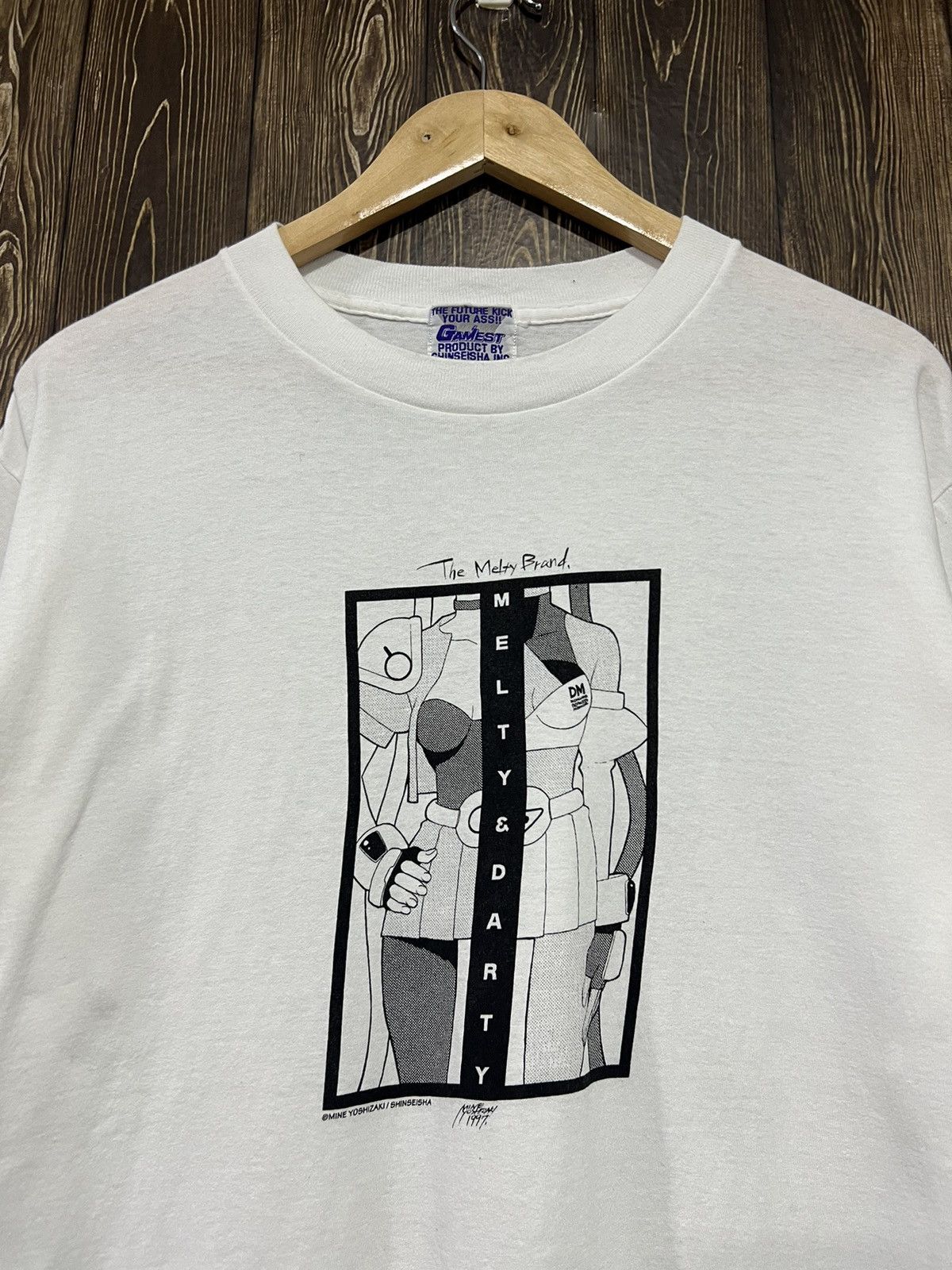 Anime × Vintage Vintage 90s Rare The Melty Brand Manga Mine Yoshizaki Tshirt Size US M / EU 48-50 / 2 - 2 Thumbnail