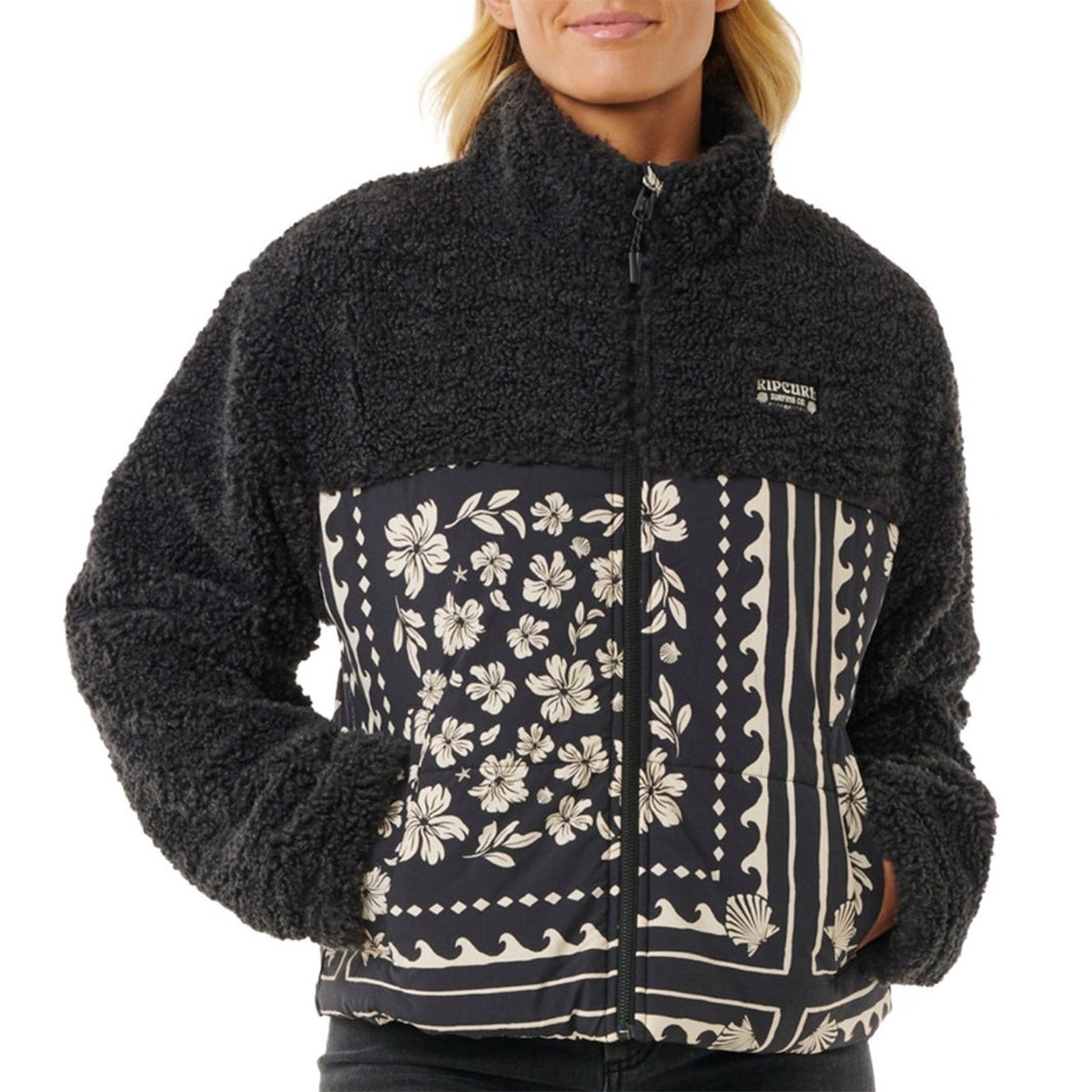 Rip Curl Rip Curl Women Soleil Puffer Multicolor Zip Up Jacket Size S Size S / US 4 / IT 40 - 2 Thumbnail