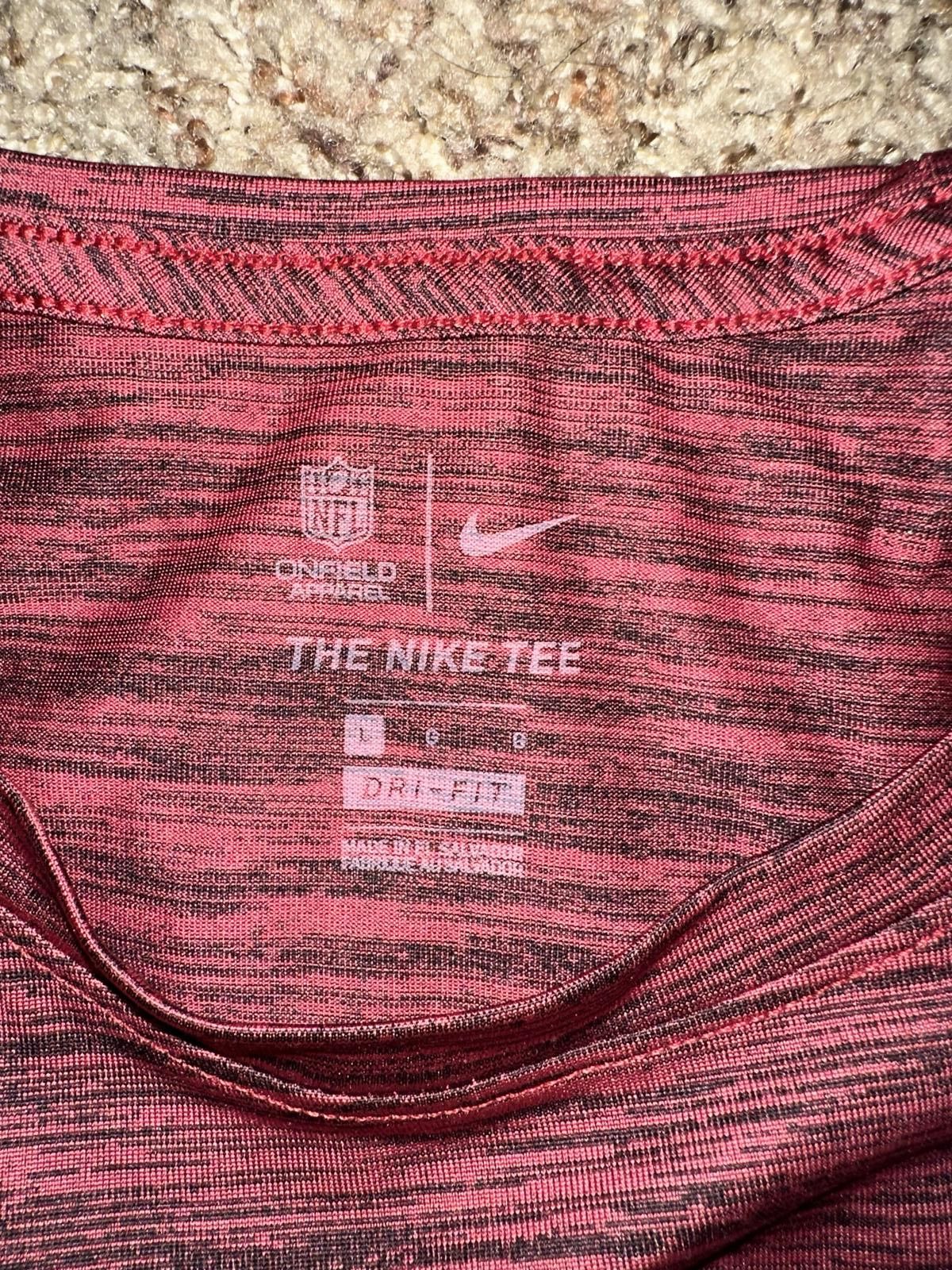 Nike Nike Women’s San Francisco 49ers Sideline Velocity T-Shirt Size L / US 10 / IT 46 - 3 Thumbnail