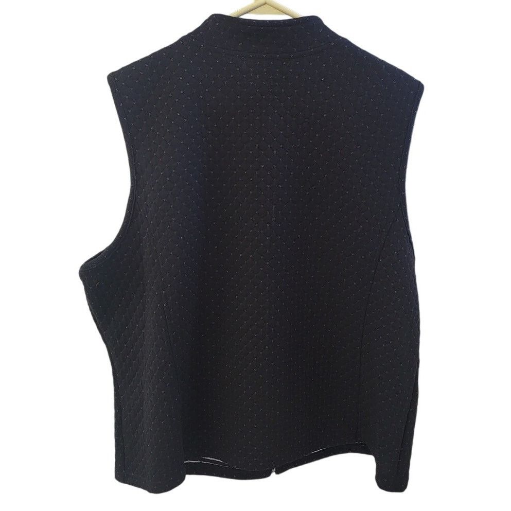 Other Allison Daley Black with Silver Sparkle Sleeveless Vest - XL Size XL / US 12-14 / IT 48-50 - 2 Thumbnail