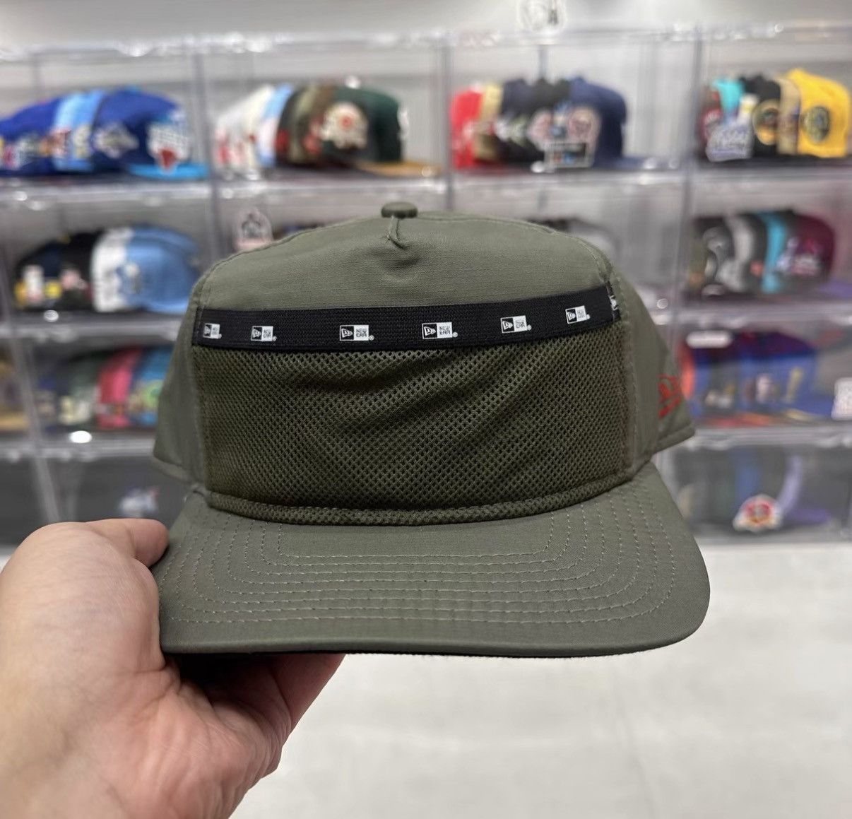 New Era New Era Classic Logo Flat Brim Baseball Cap J32 Size ONE SIZE - 1 Thumbnail