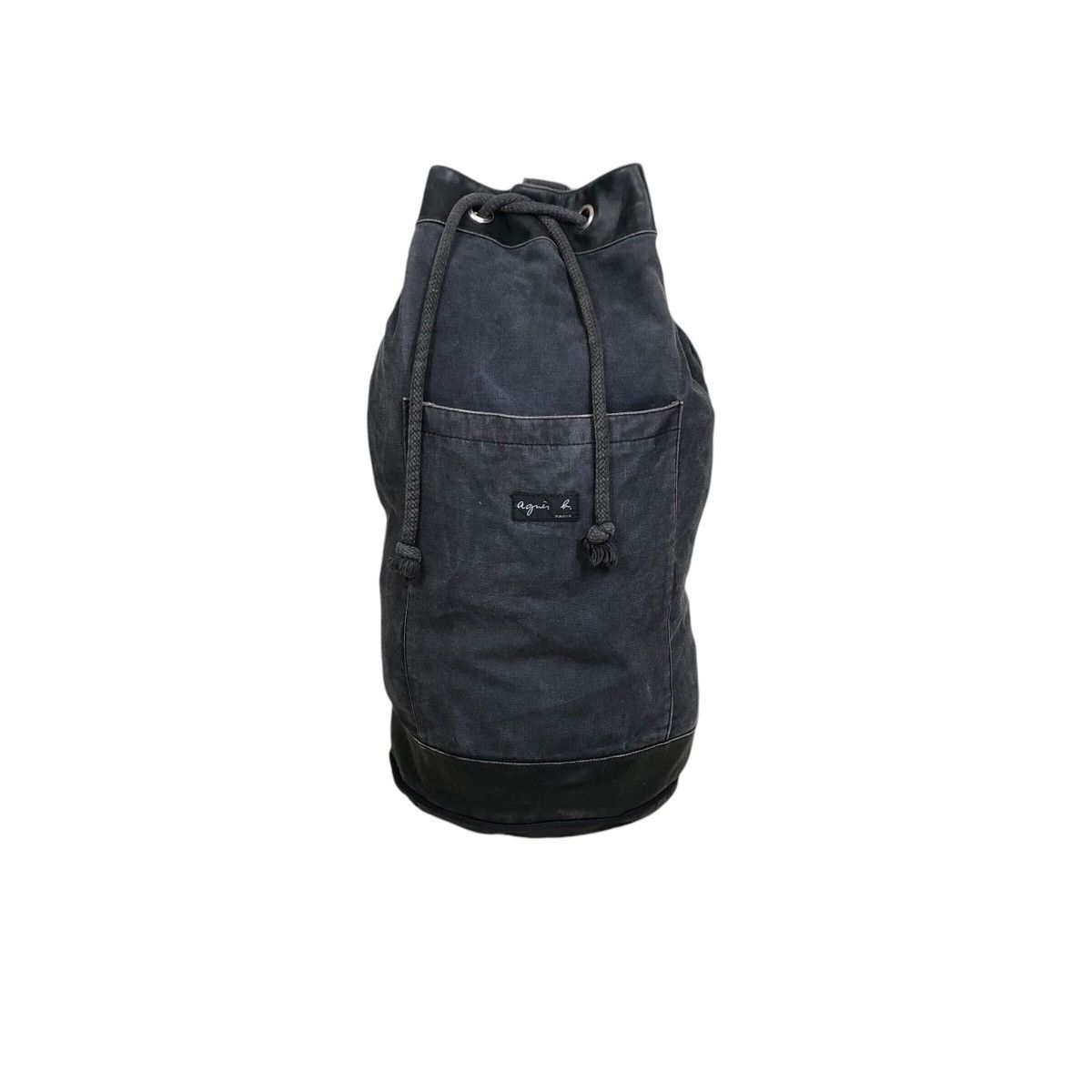 agnes b. Vintage Agnes B Paris Cotton Canvas Baluchon Bag Size ONE SIZE - 2 Thumbnail