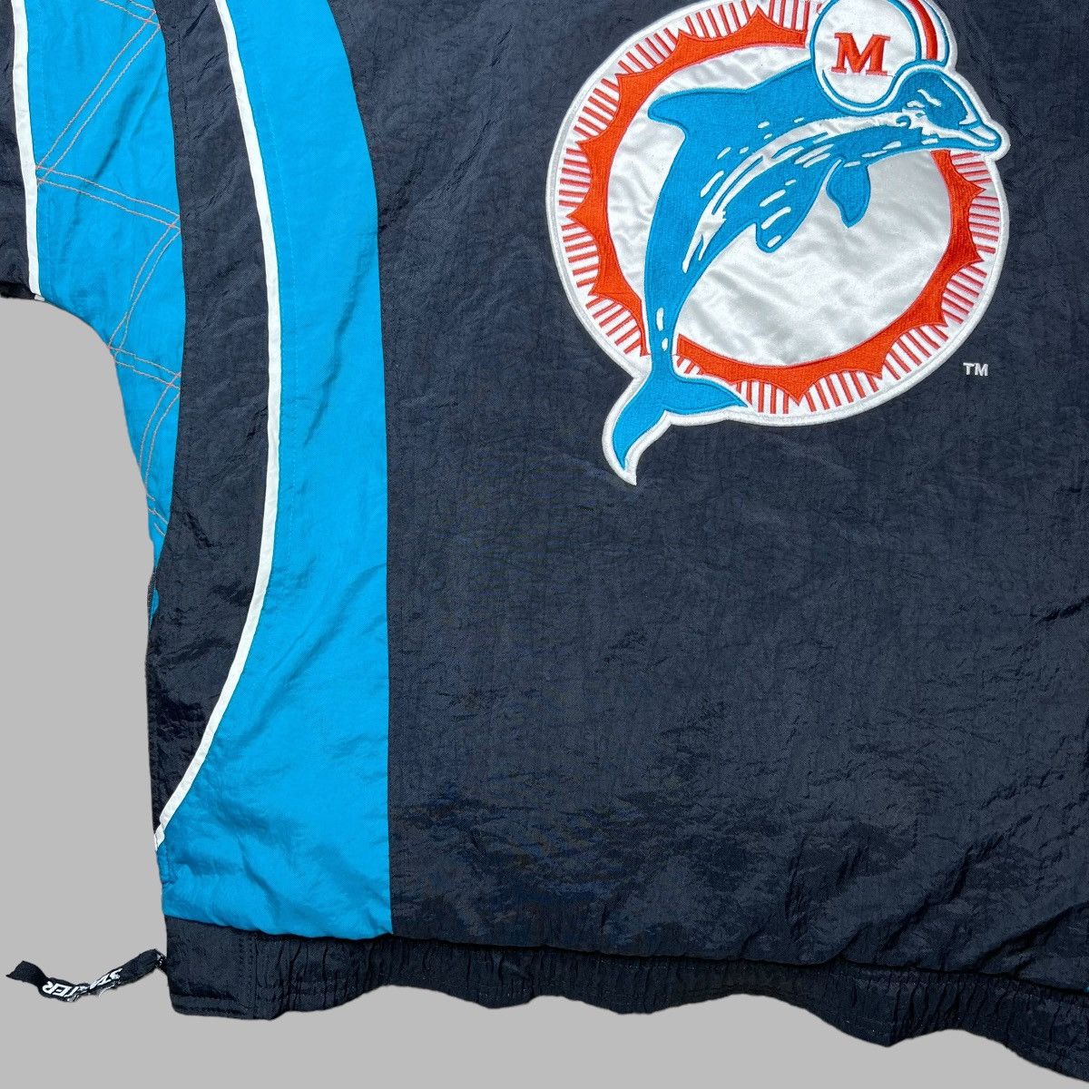 NFL × Starter × Vintage Vintage 1990s NFL Miami Dolphins Starter Puffer Jacket Size US L / EU 52-54 / 3 - 15 Thumbnail