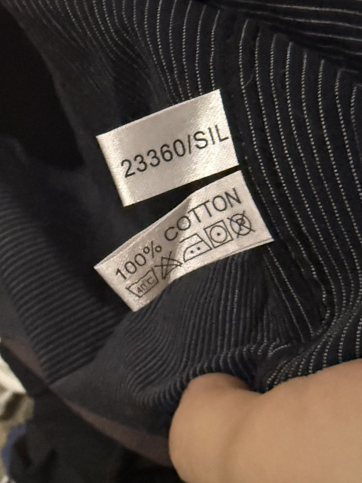 Yves Saint Laurent Black YSL Shirt Cotton Logo Yves Saint Laurent Shirt Size US S / EU 44-46 / 1 - 6 Thumbnail