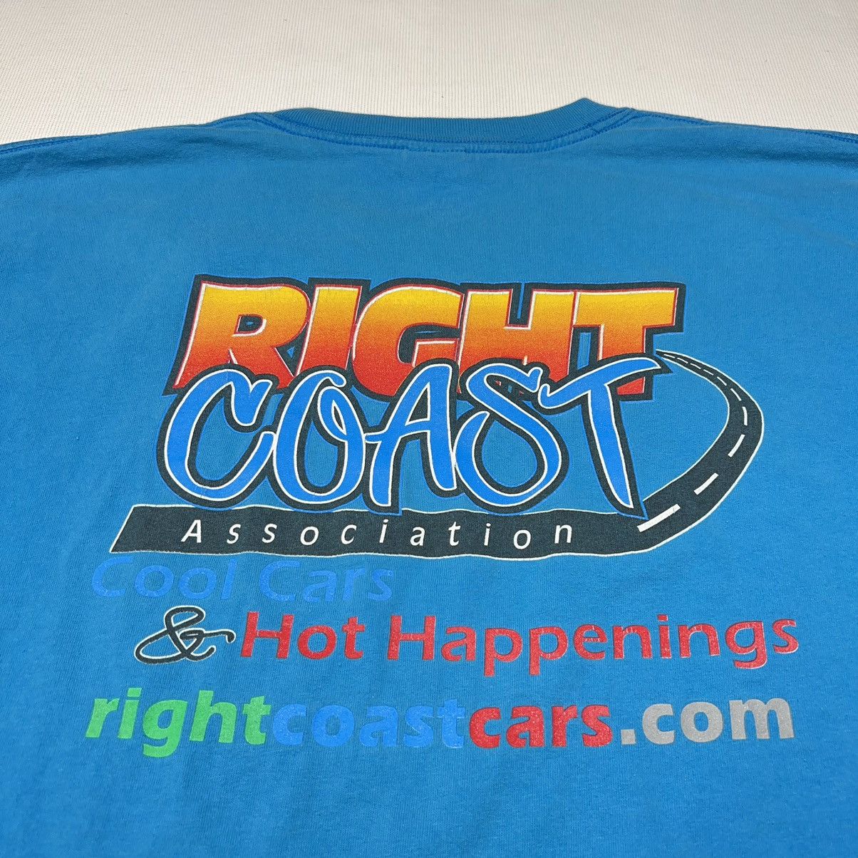 Gildan × Vintage VTG Car Tee Shirt Blue Hot Rod Classic Custom Auto Graphic Size US XL / EU 56 / 4 - 9 Thumbnail