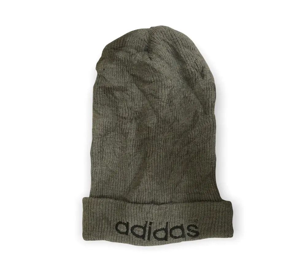 Adidas Vintage Adidas Spell Out beanie Size ONE SIZE - 3 Thumbnail