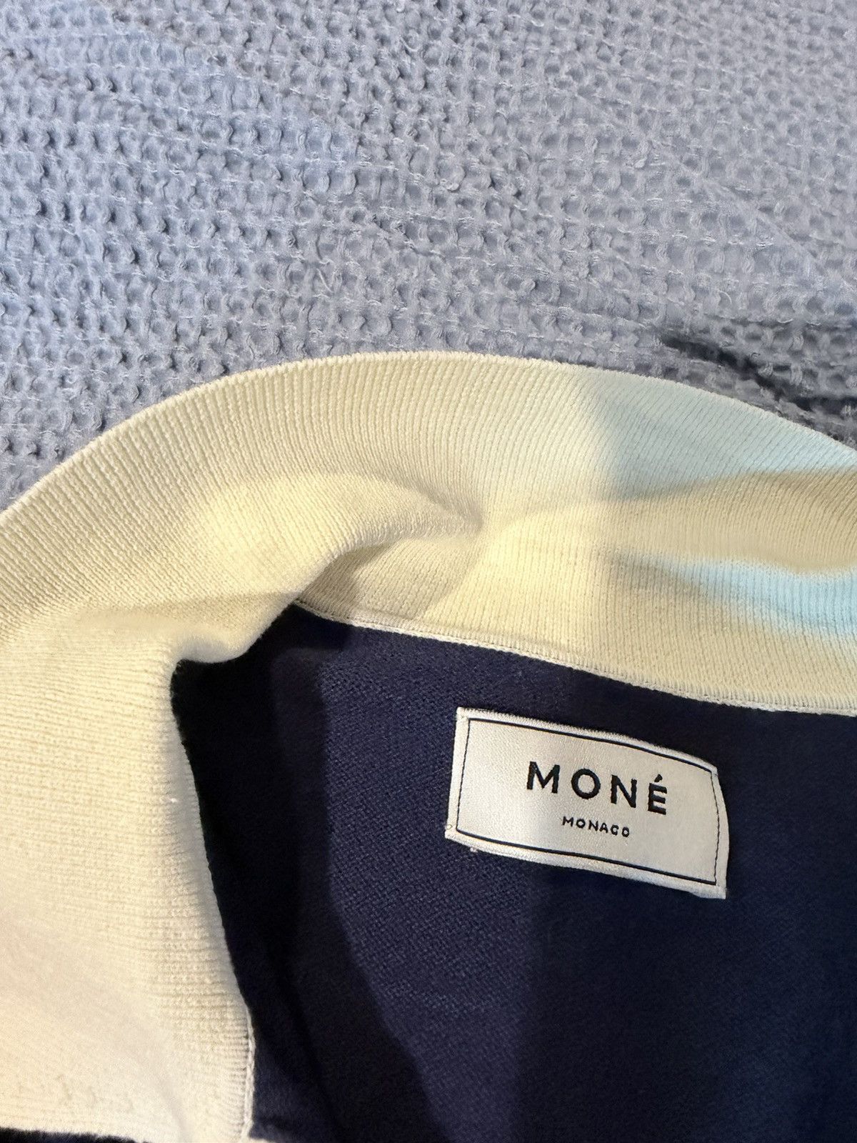 Other Mone Monte Carlo - EVENING KNIT SHIRT - NAVY Size US M / EU 48-50 / 2 - 4 Thumbnail