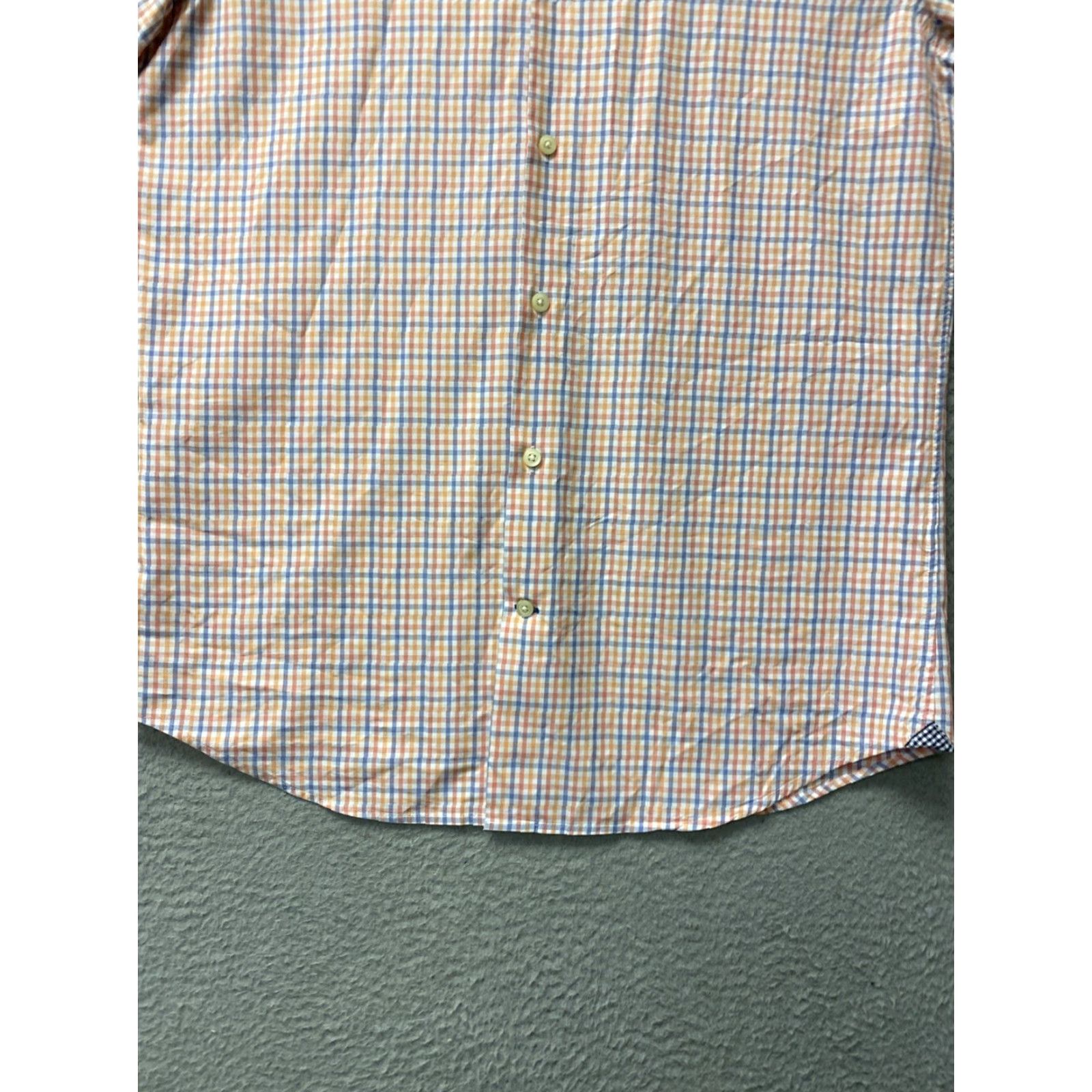 Banana Republic Banana Republic Button Shirt Men’s M Pink Blue Plaid Untucked Button-Down Collar Casual Size US M / EU 48-50 / 2 - 2 Thumbnail