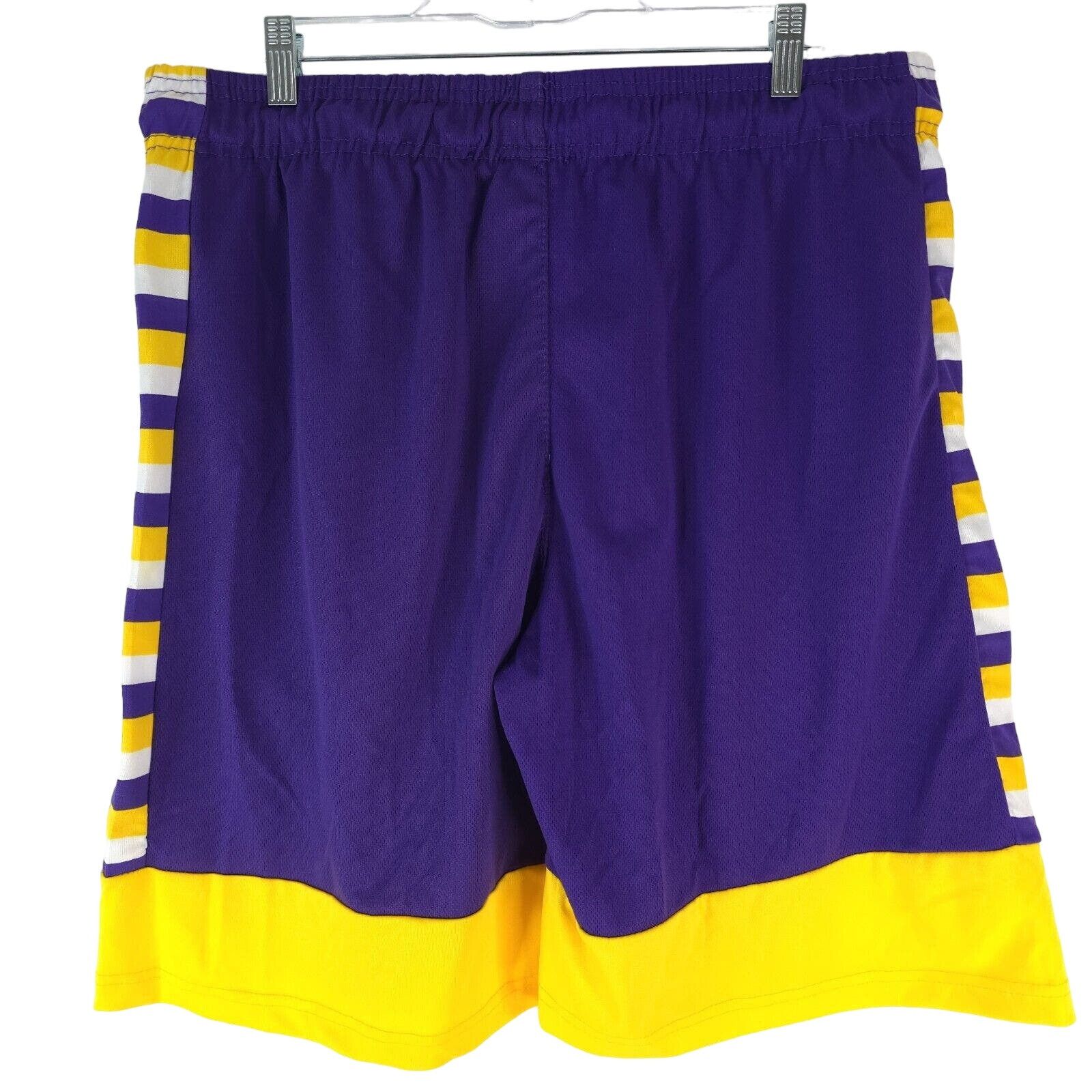 NBA Los Angeles Lakers Basketball Shorts NBA XL Purple Bayside Size US 36 / EU 52 - 2 Thumbnail
