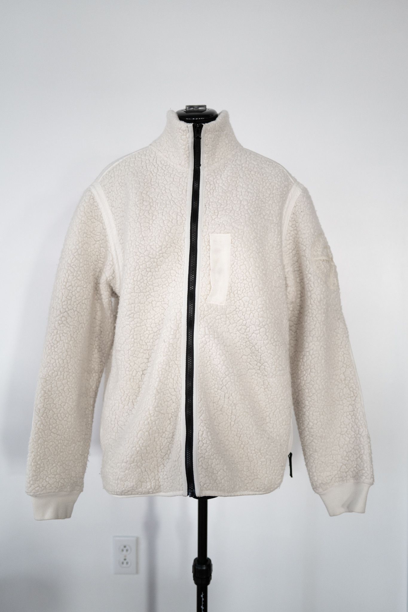 Stone Island STONE ISLAND BOA FLEECE HEAVY ZIP JACKET SZ XL Size US XL / EU 56 / 4 - 1 Thumbnail