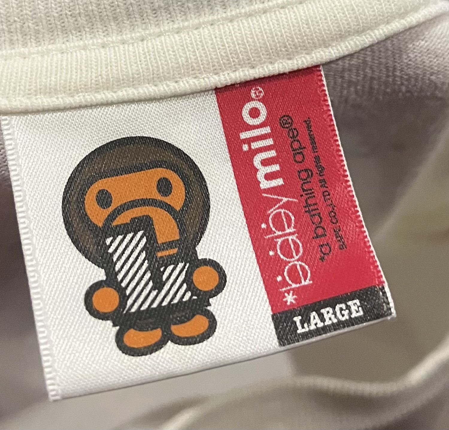 Bape Bape Baby Milo tee shirt Size US L / EU 52-54 / 3 - 4 Thumbnail