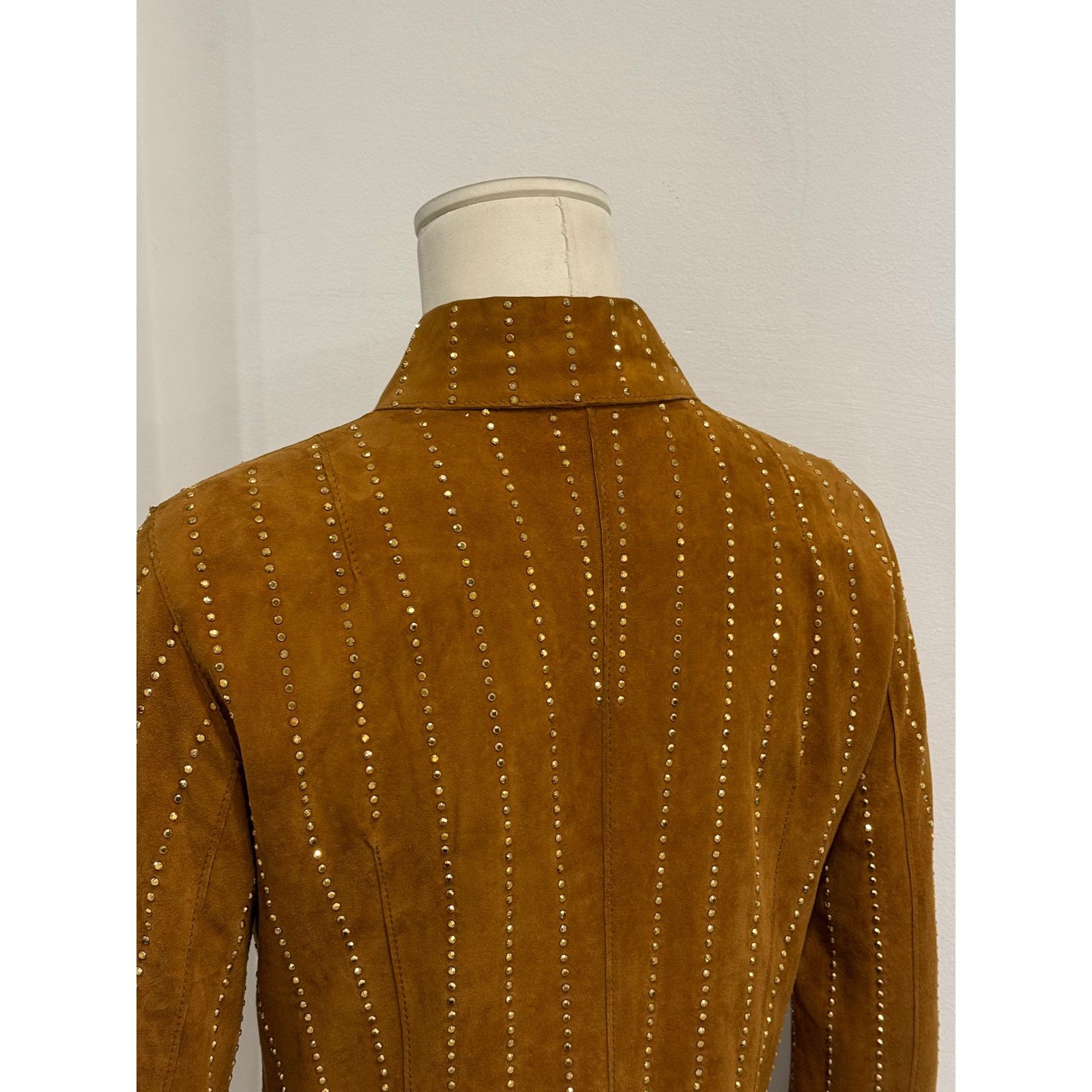 Dolce & Gabbana 2001 Dolce & Gabbana studded embellished suede jacket Size M / US 6-8 / IT 42-44 - 9 Thumbnail