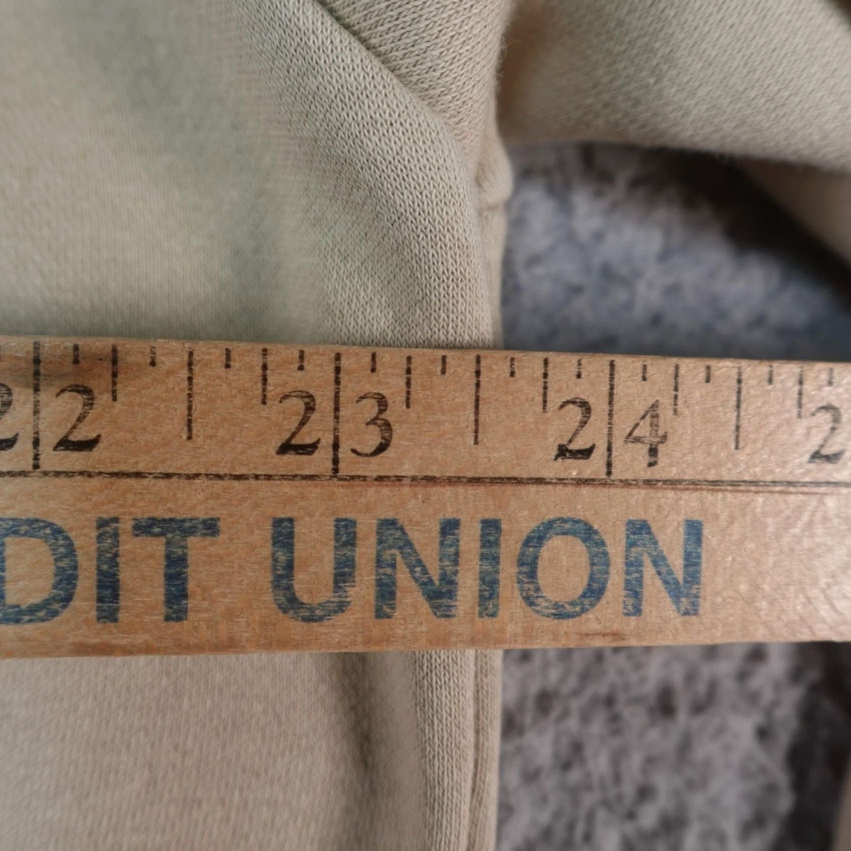 Vintage Clifford Lenox Hoodie Mens XL Beige Pullover Fleece Logo Sweatshirt Pockets Hooded with Drawstring Size US XL / EU 56 / 4 - 7 Thumbnail