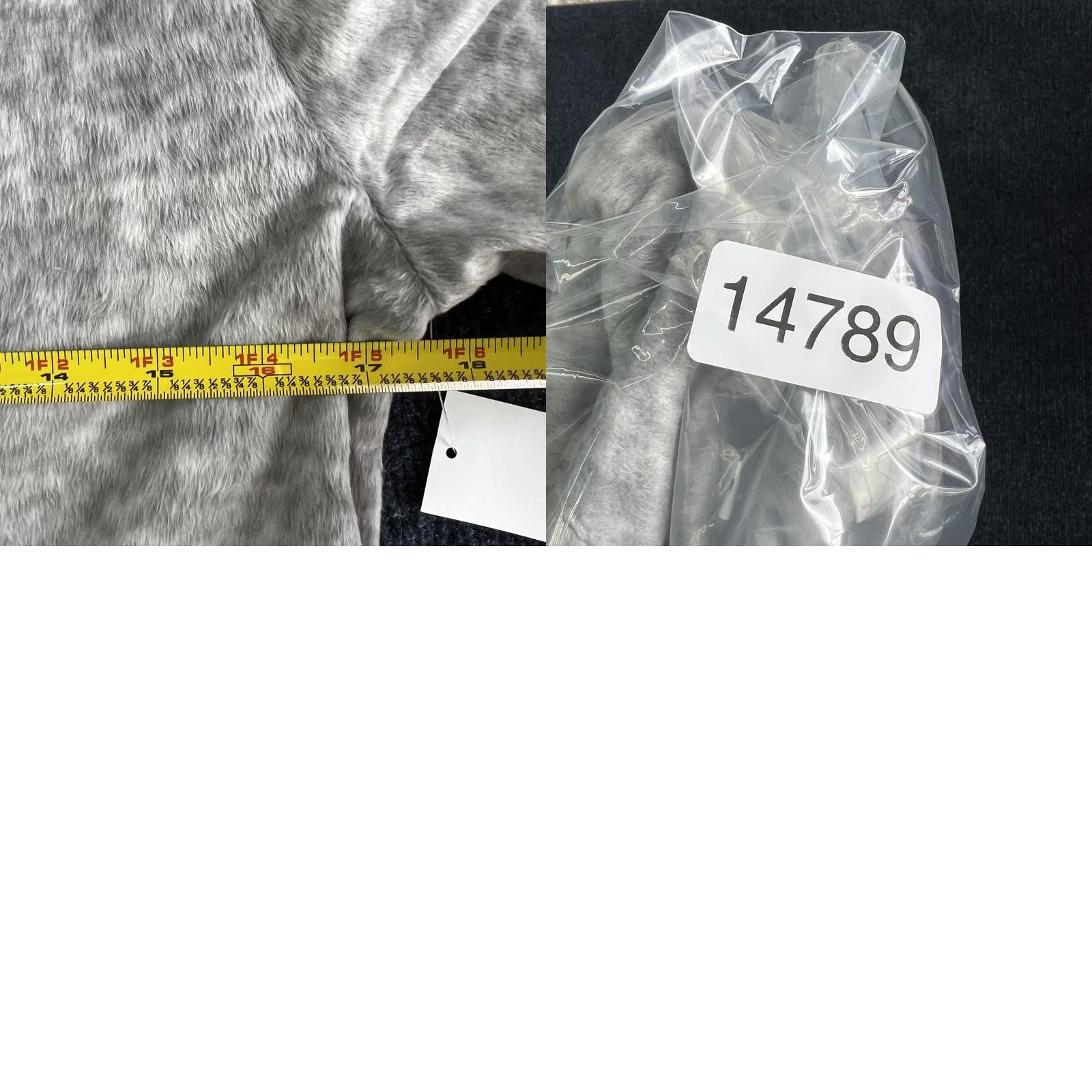 Croft & Barrow Croft & Barrow Pajama Top Womens Small Gray Faux Fur Long Sleeve Sleepwear Size S / US 4 / IT 40 - 8 Thumbnail