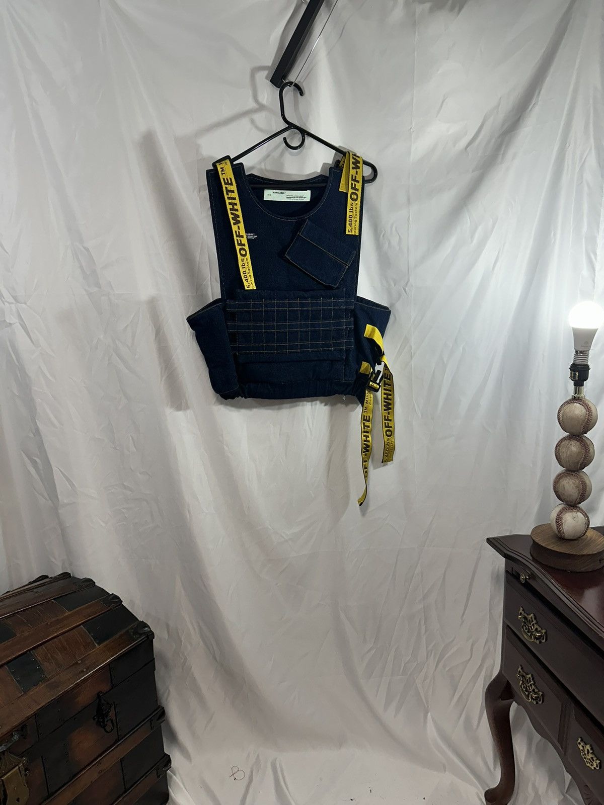Off-White Off White Denim Vest Size US L / EU 52-54 / 3 - 1 Thumbnail