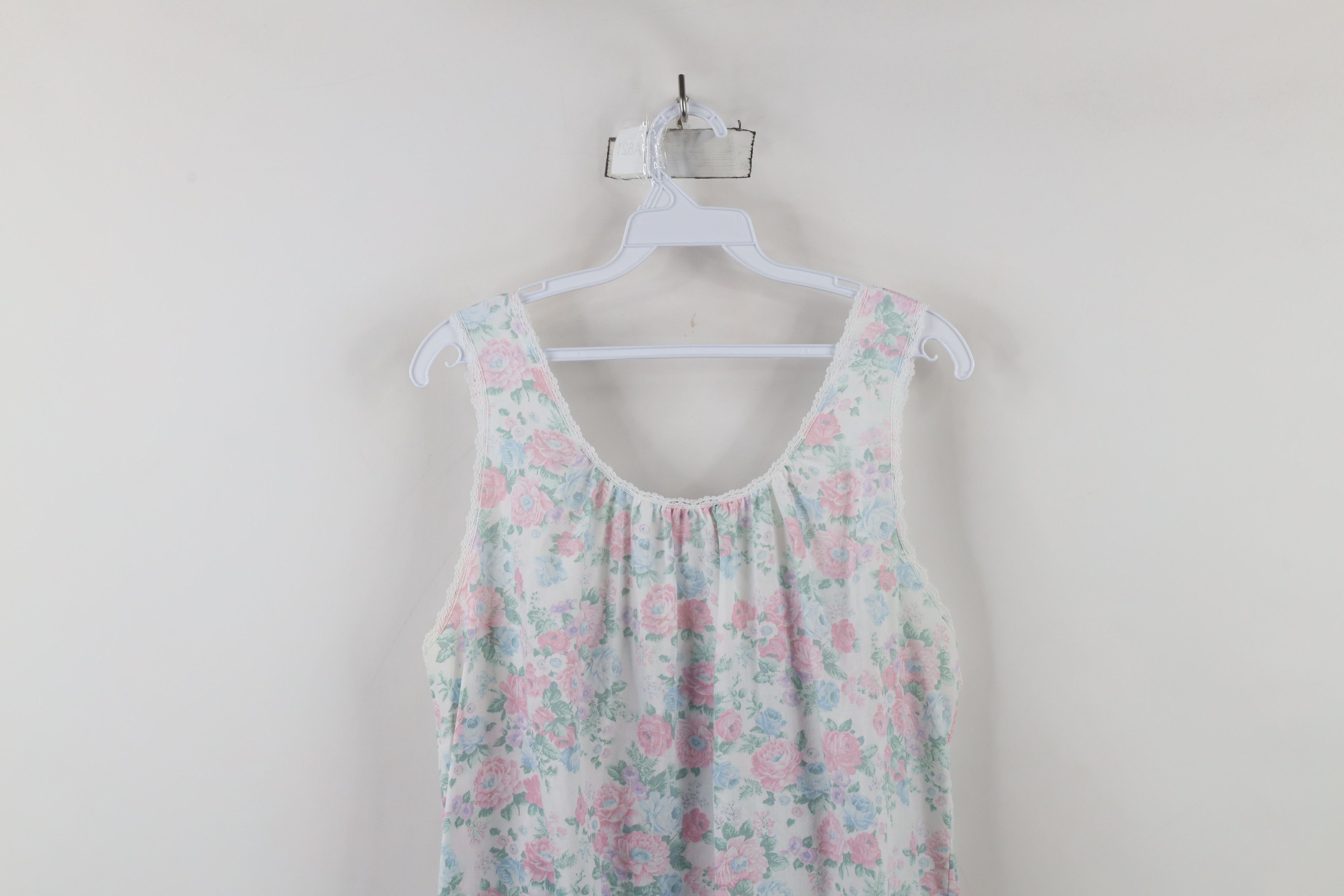 Vintage Vintage 90s Miss Elaine Floral Night Gown Sleeping Shirt USA Size S / US 4 / IT 40 - 10 Thumbnail