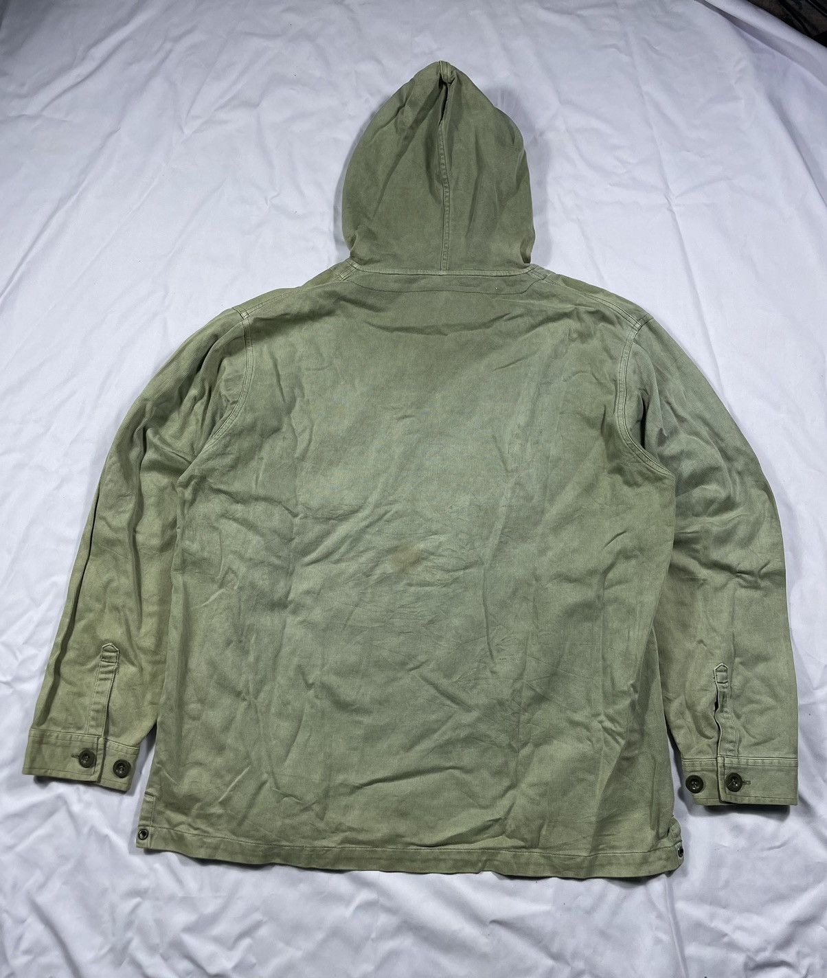 Avirex Sun Faded 90s Avirex MzP Jacket Hoodie Pocket Size US XL / EU 56 / 4 - 3 Thumbnail