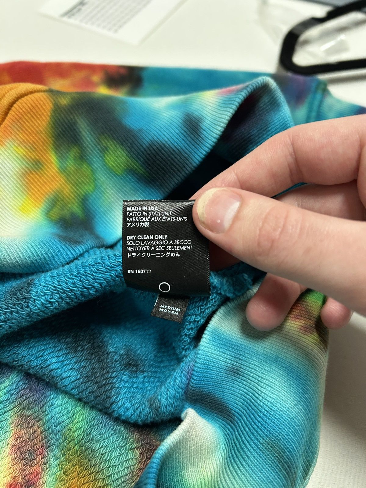 Amiri 2019 Tie Dye Logo Crewneck Size US M / EU 48-50 / 2 - 6 Thumbnail